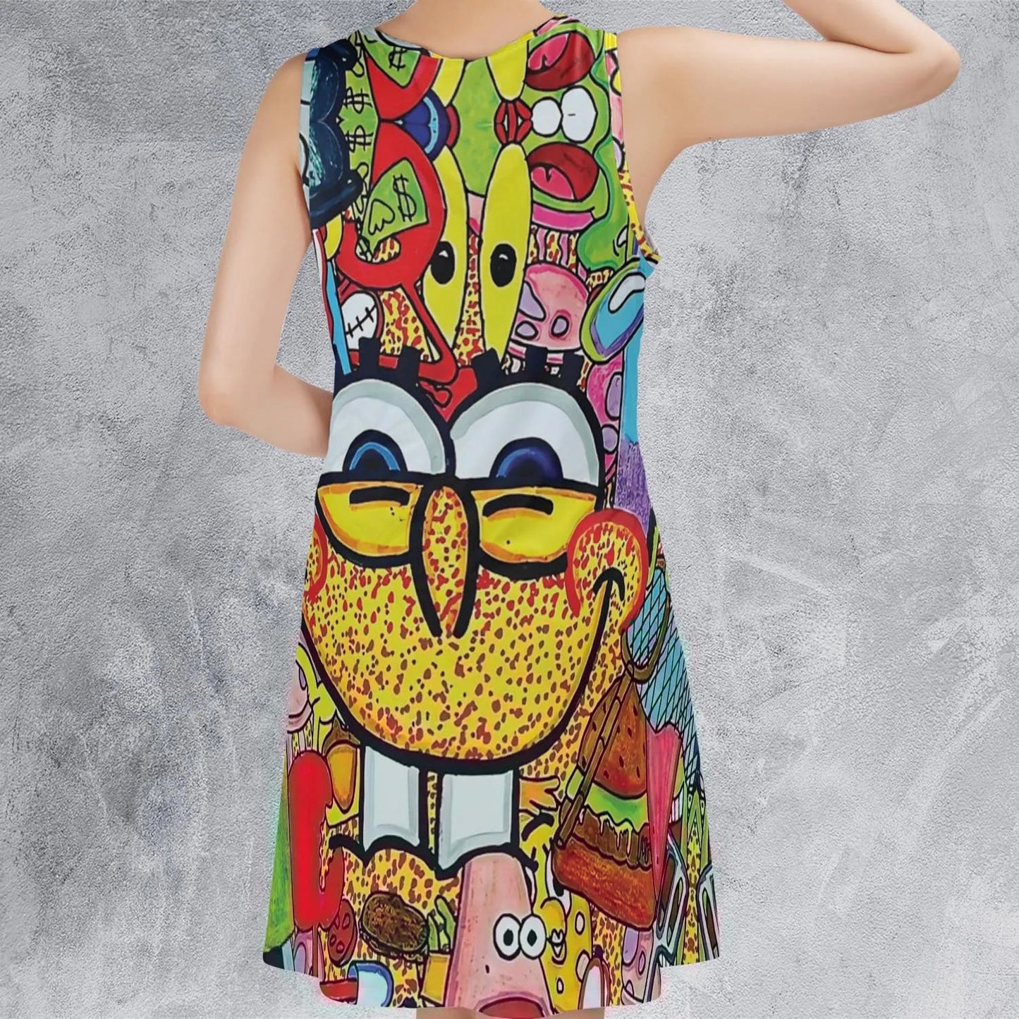 Casual Sleeveless Dress - FUEXBS4B