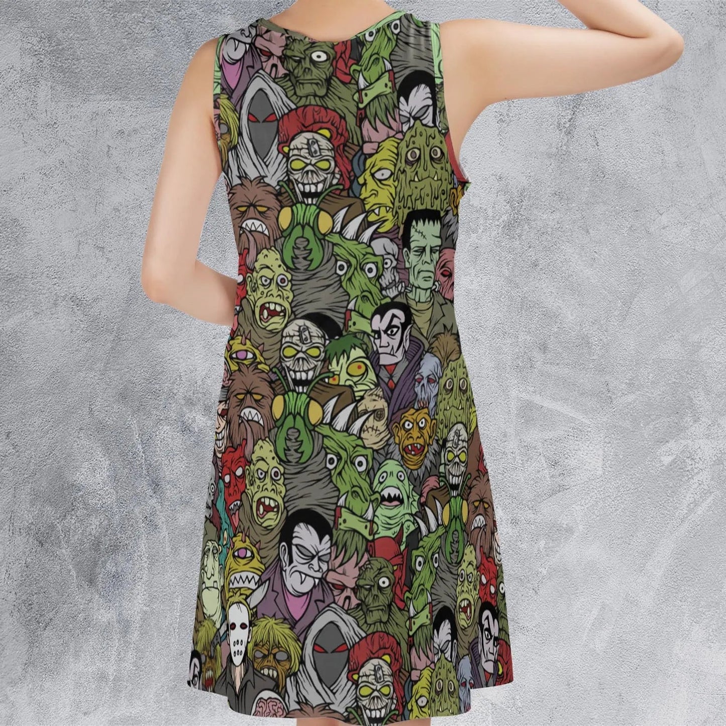 Casual Sleeveless Dress - UCMABBE7