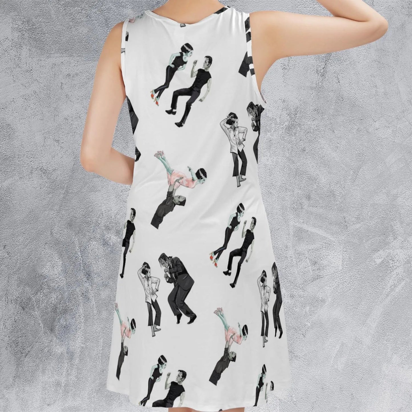 Casual Sleeveless Dress - J3CDNN6F