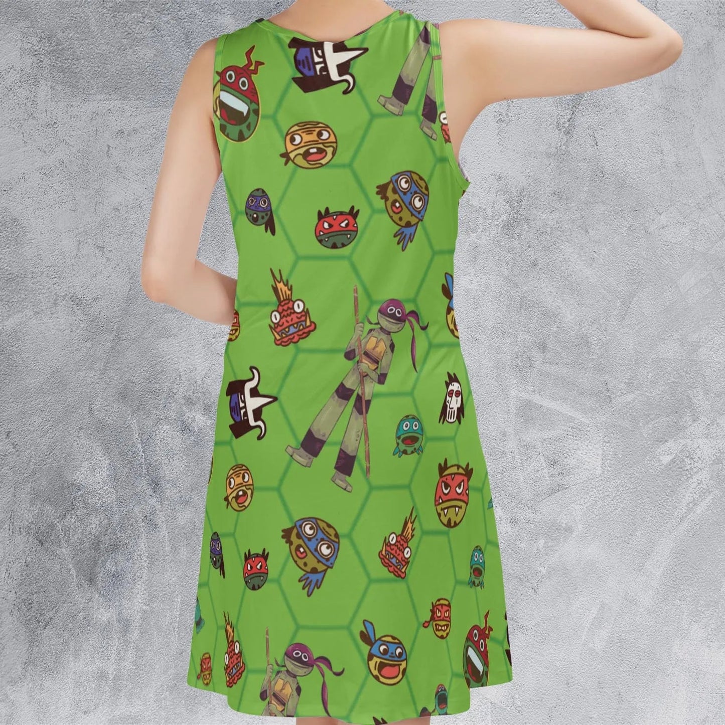 Casual Sleeveless Dress - Q8563NNF
