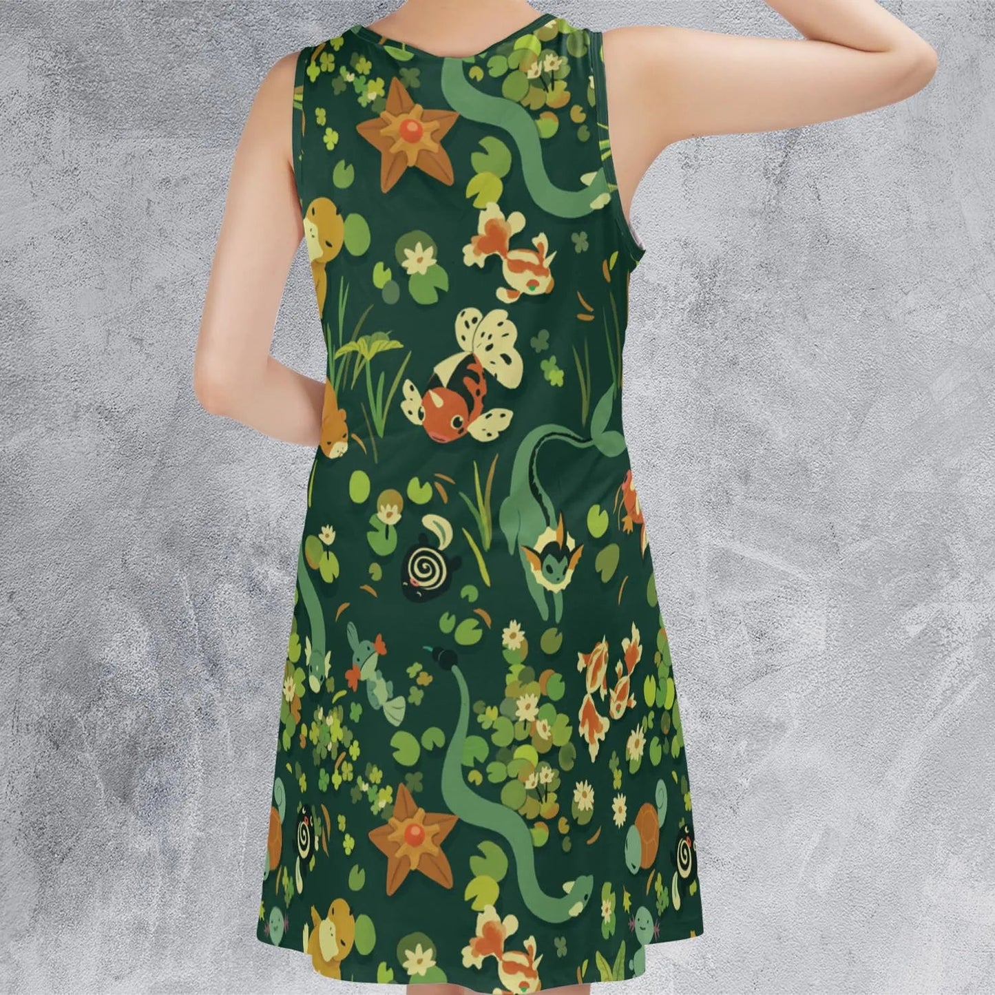 Casual Sleeveless Dress - PTES91FD