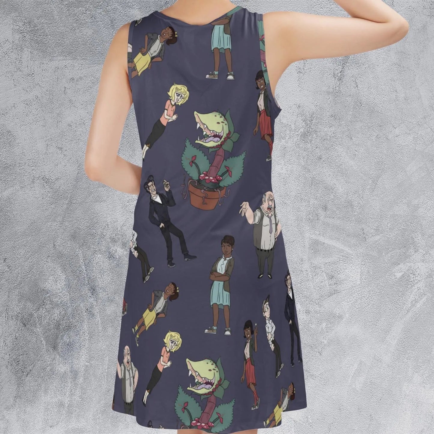 Casual Sleeveless Dress - FQ5QXF4B
