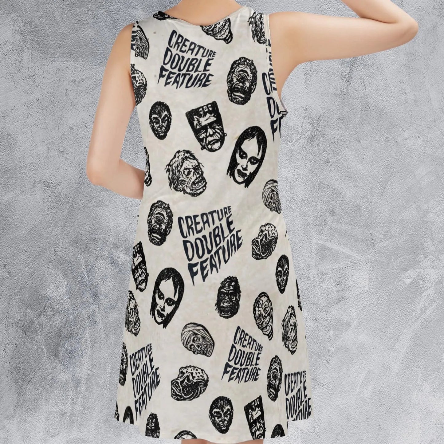 Casual Sleeveless Dress - KSAY7GQE