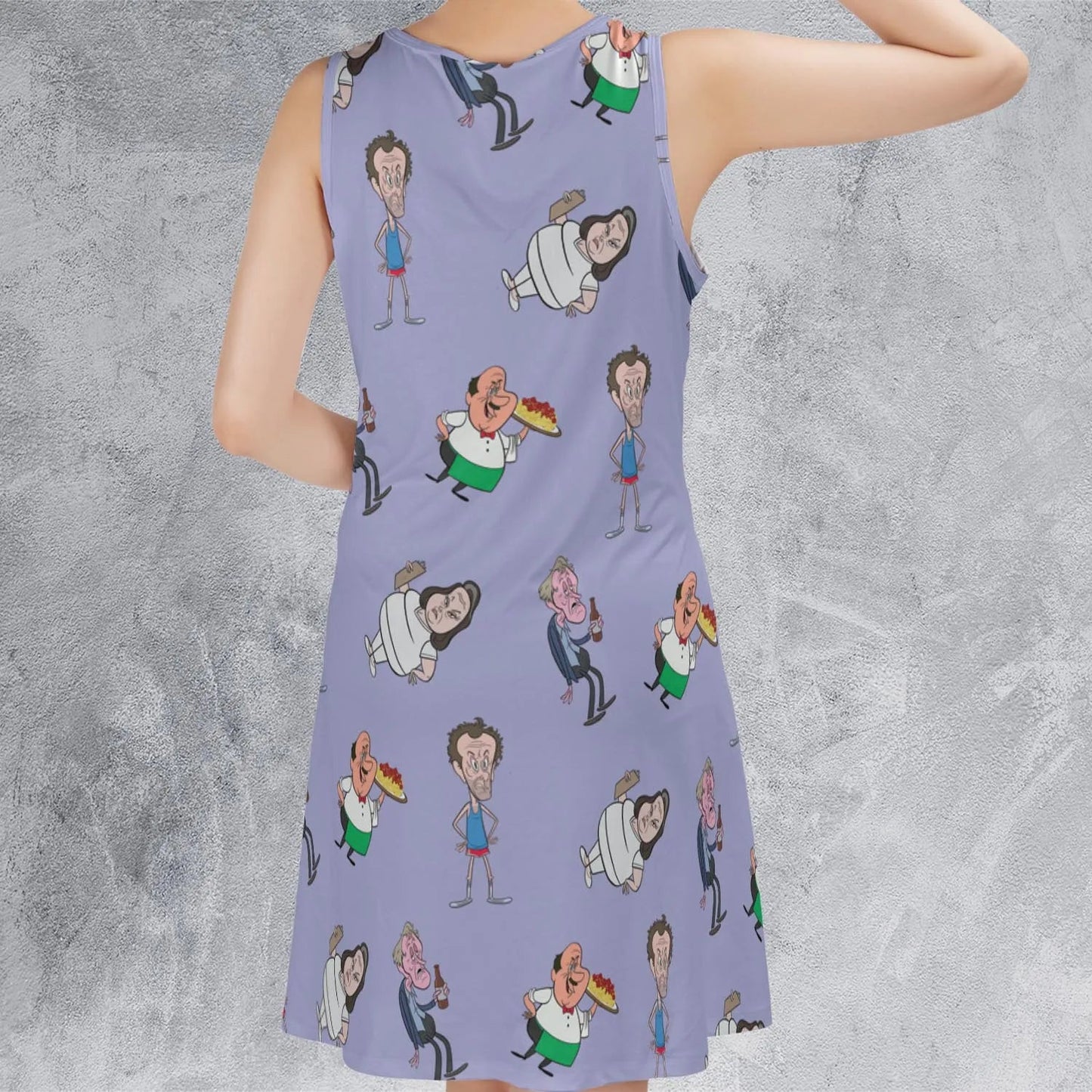 Casual Sleeveless Dress - 87GP5EVG