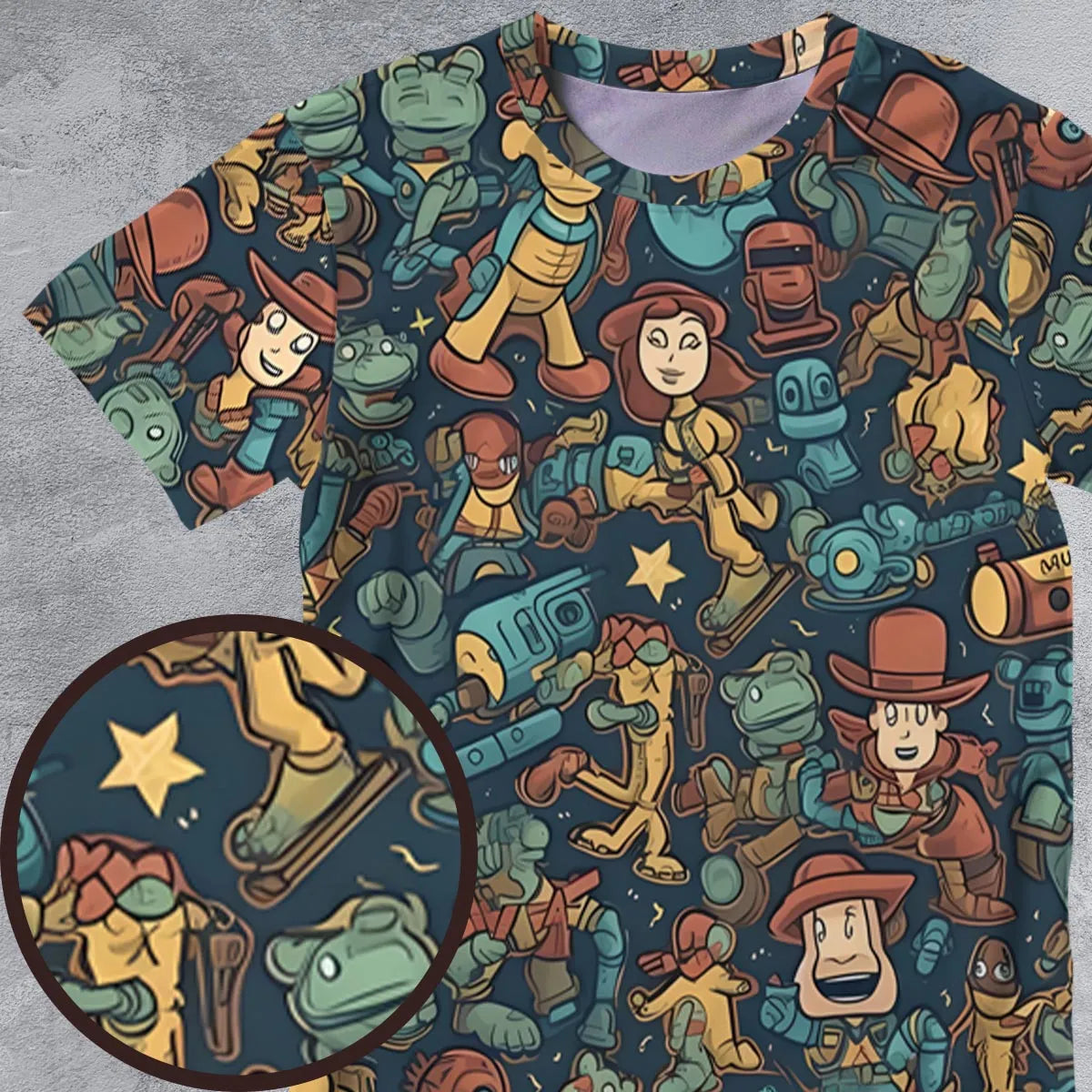 Full Print T-Shirt - YHK1BDRG