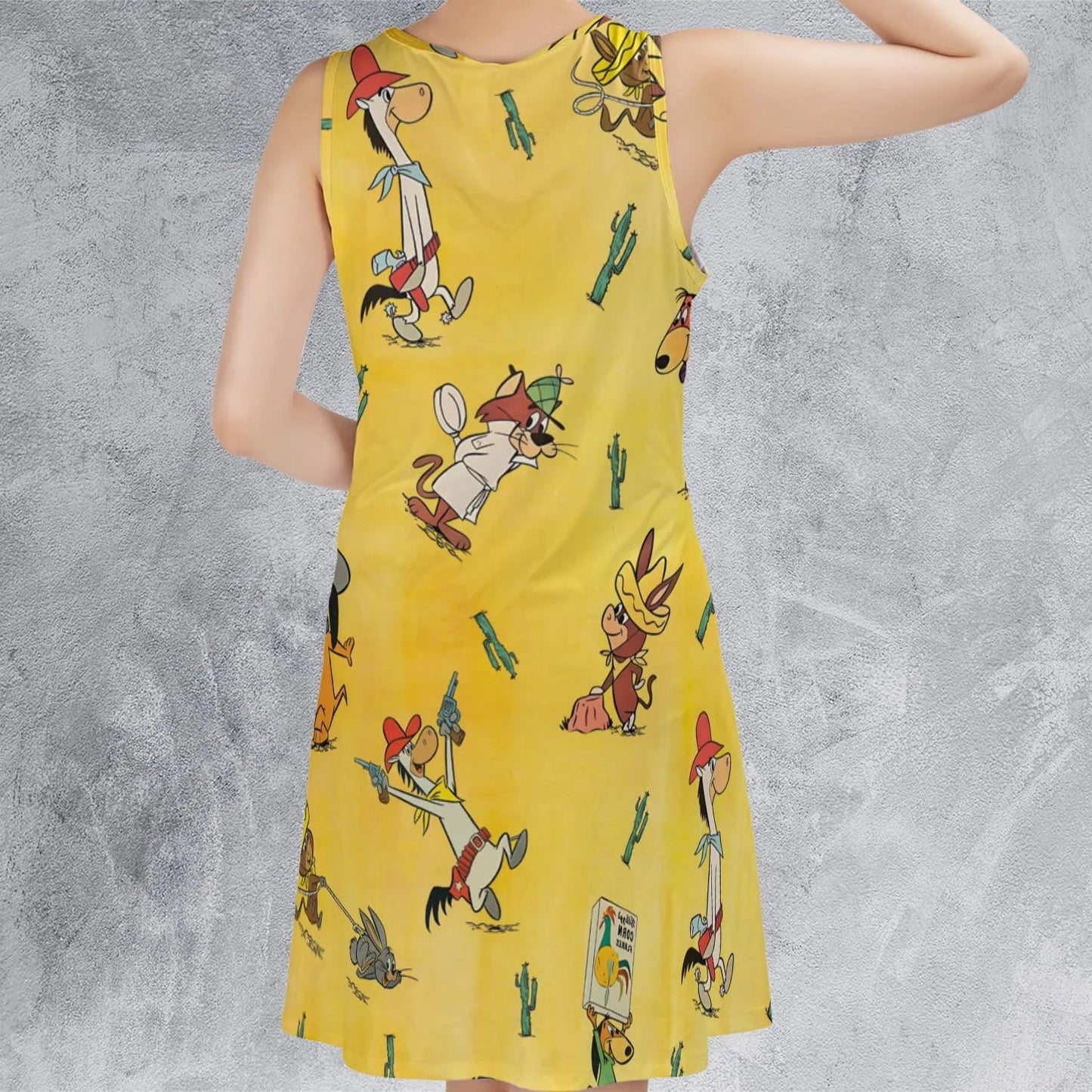 Casual Sleeveless Dress - 83HJ2VKX