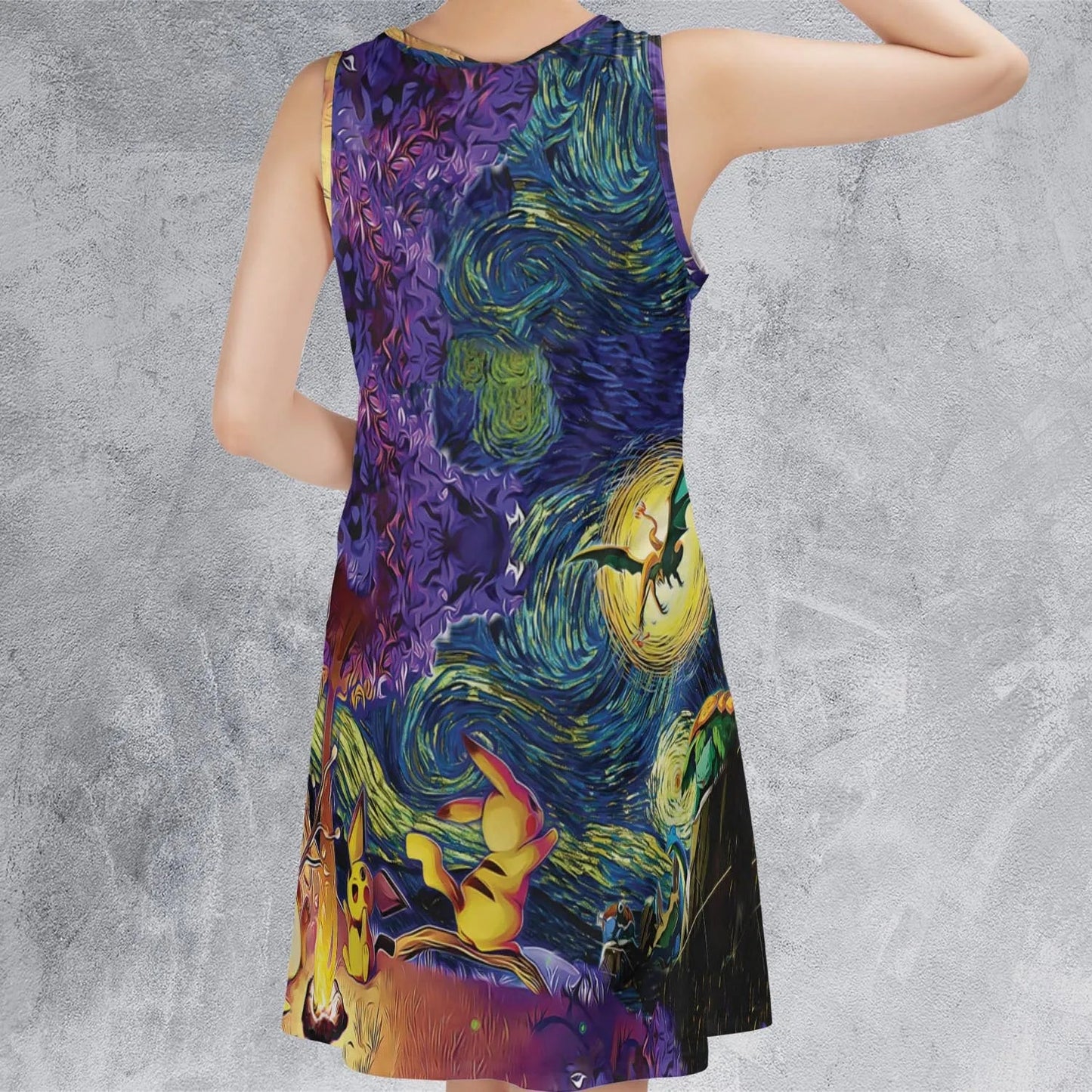 Casual Sleeveless Dress - CW6JC8YR
