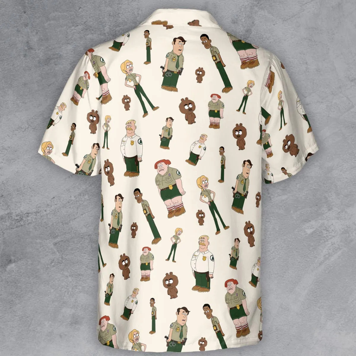 Short Sleeve Button Shirt - HSFR1PRT