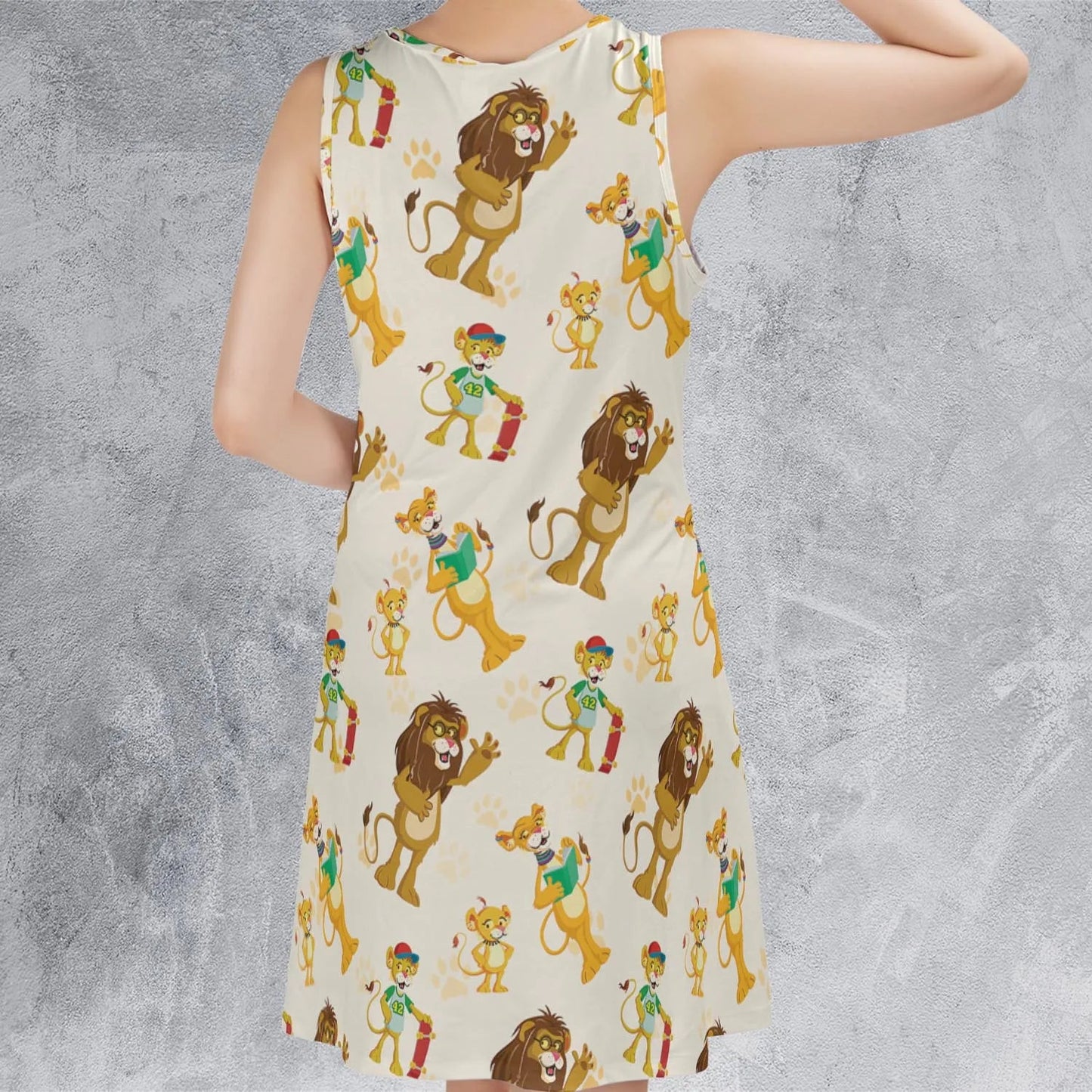 Casual Sleeveless Dress - X9GUX2F6