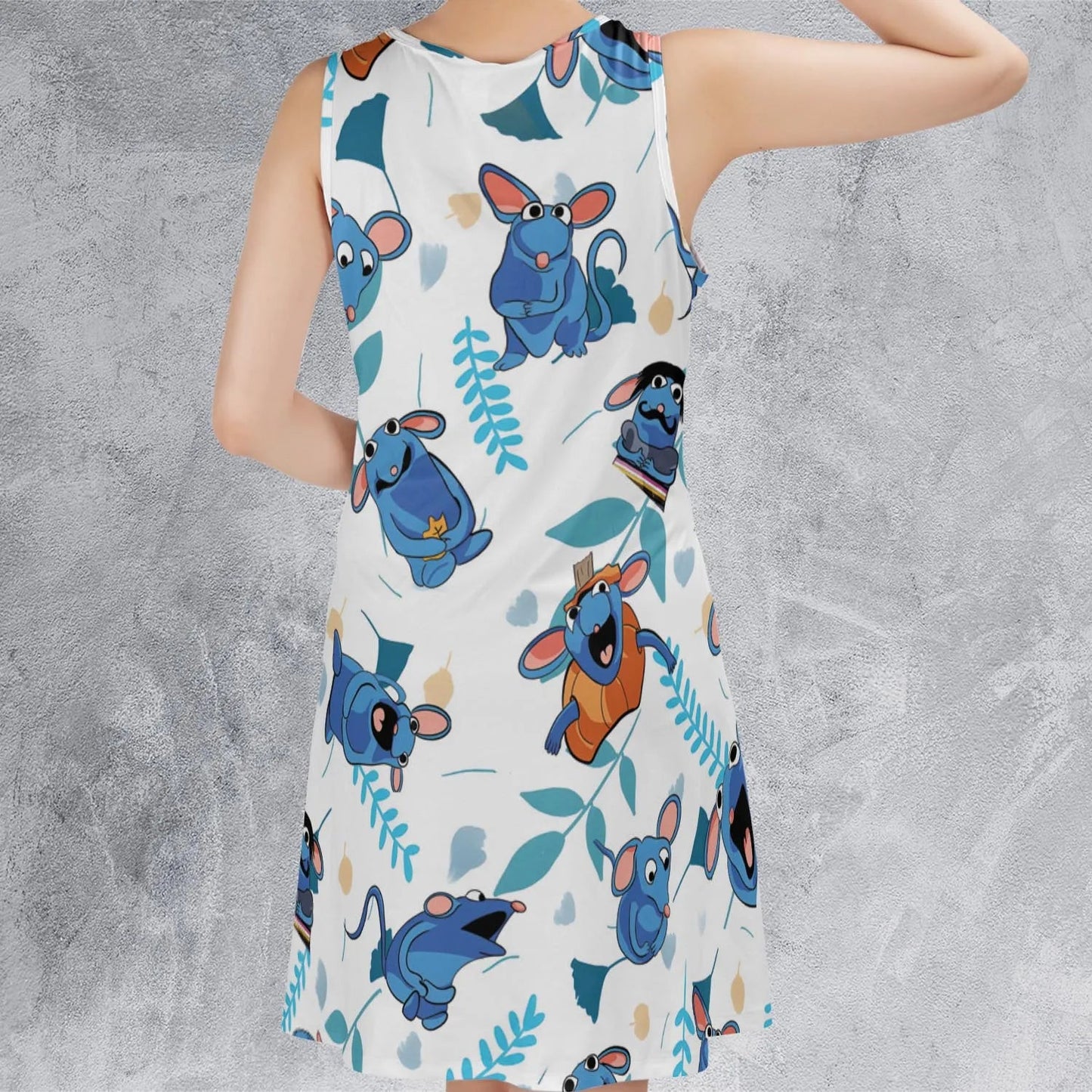 Casual Sleeveless Dress - 477V6NUM