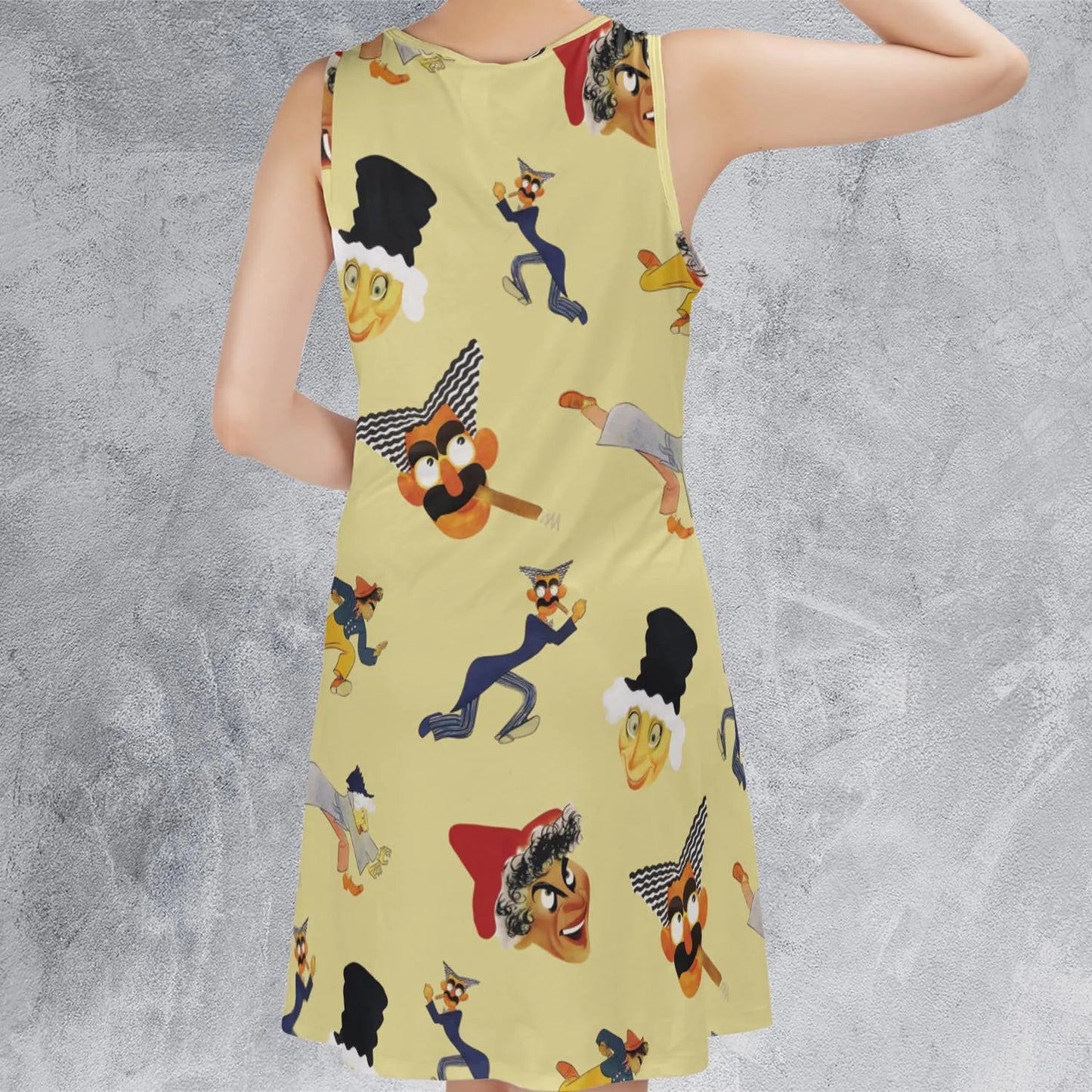 Casual Sleeveless Dress - XSZ7EFZM