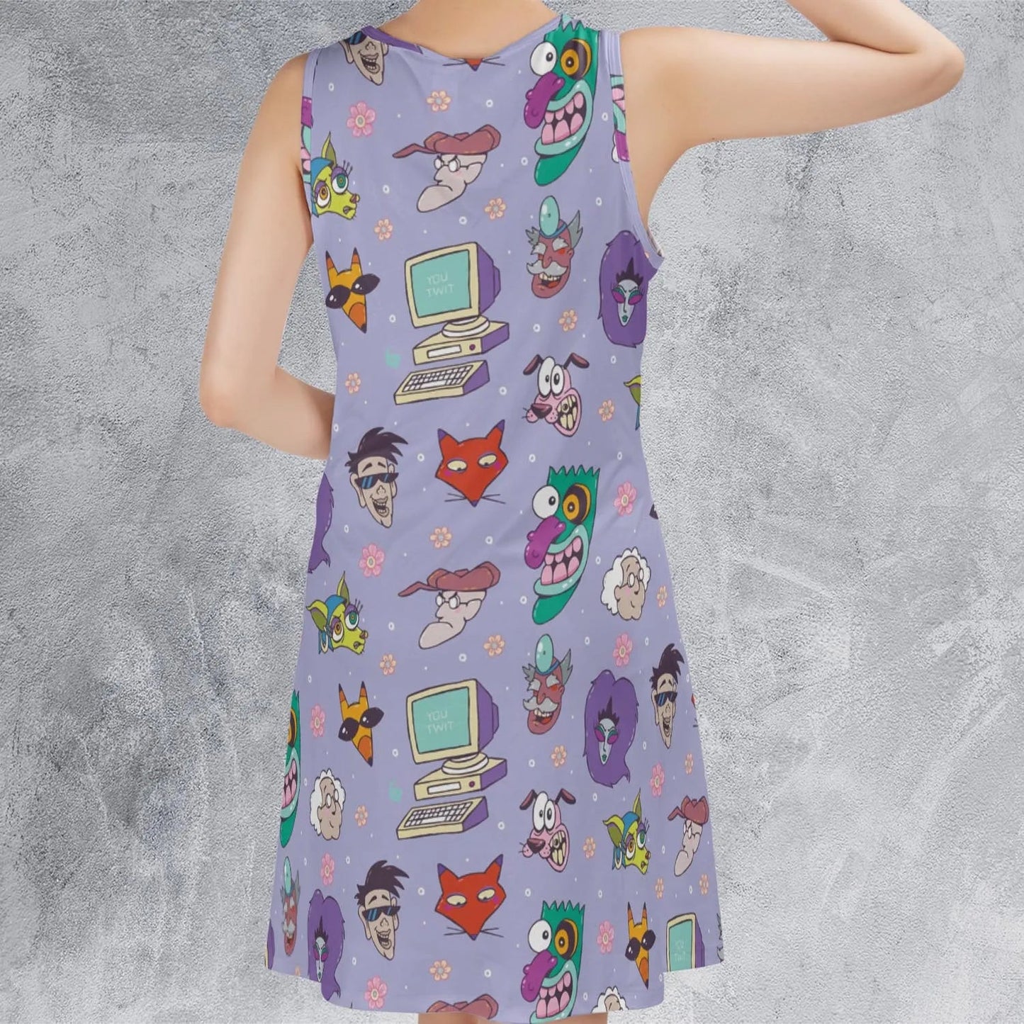 Casual Sleeveless Dress - 2CFQ58VS
