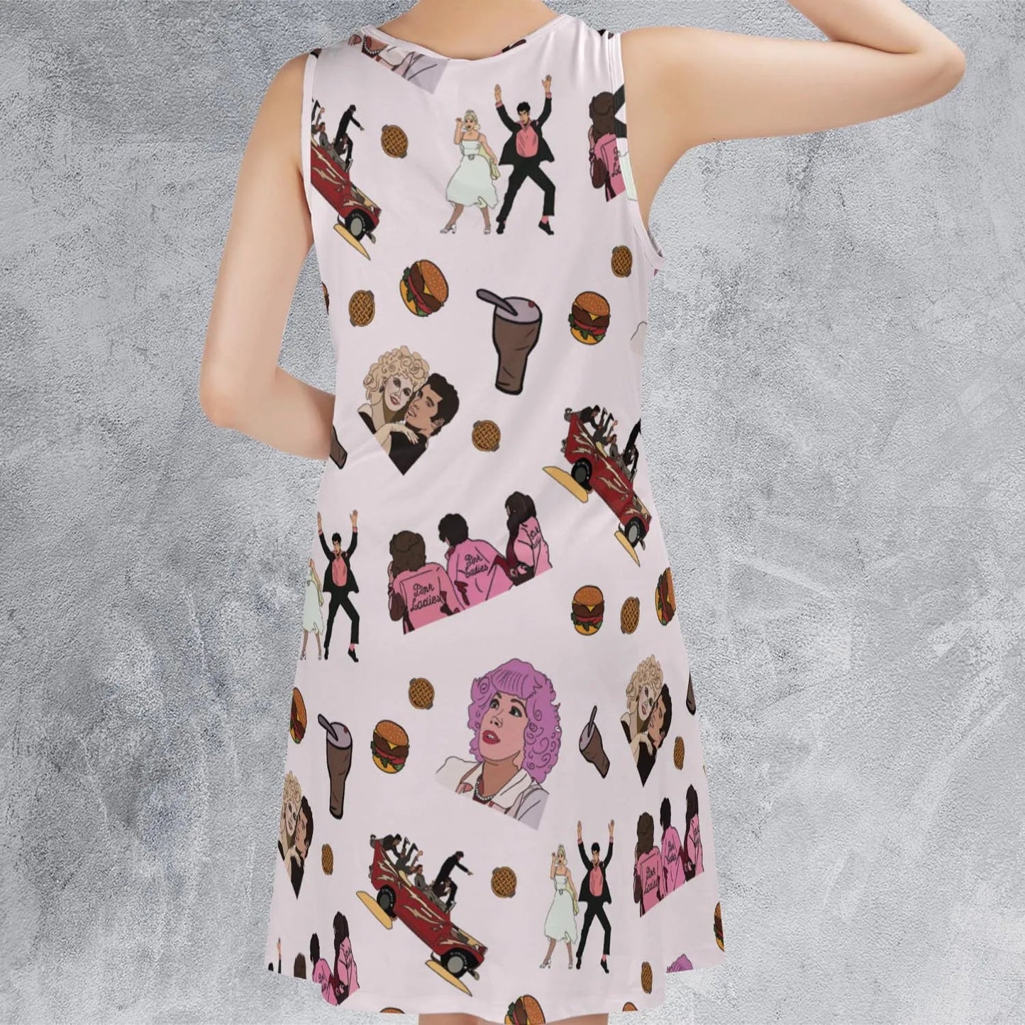 Casual Sleeveless Dress - UQZ3WXTE