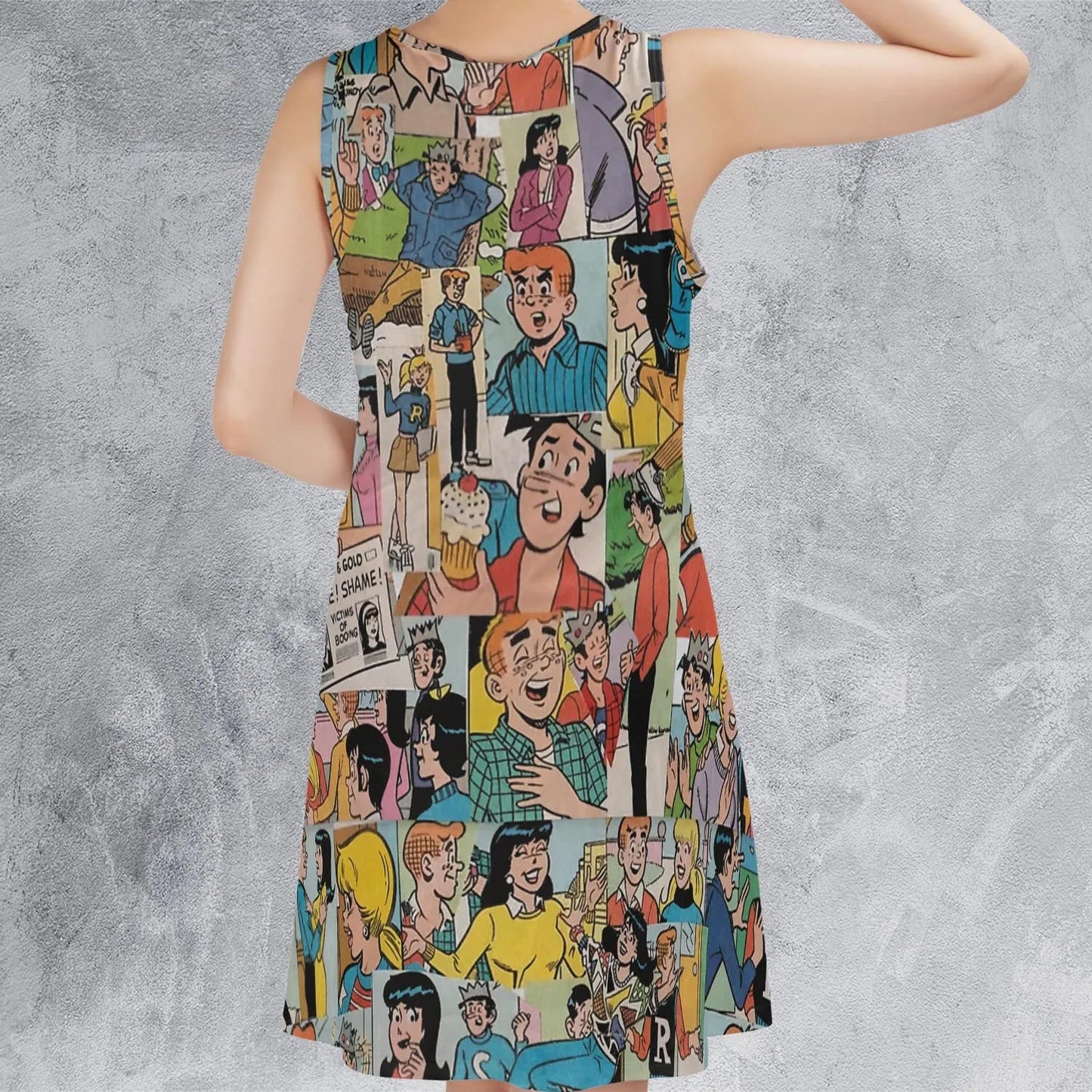 Casual Sleeveless Dress - RU91S2F2