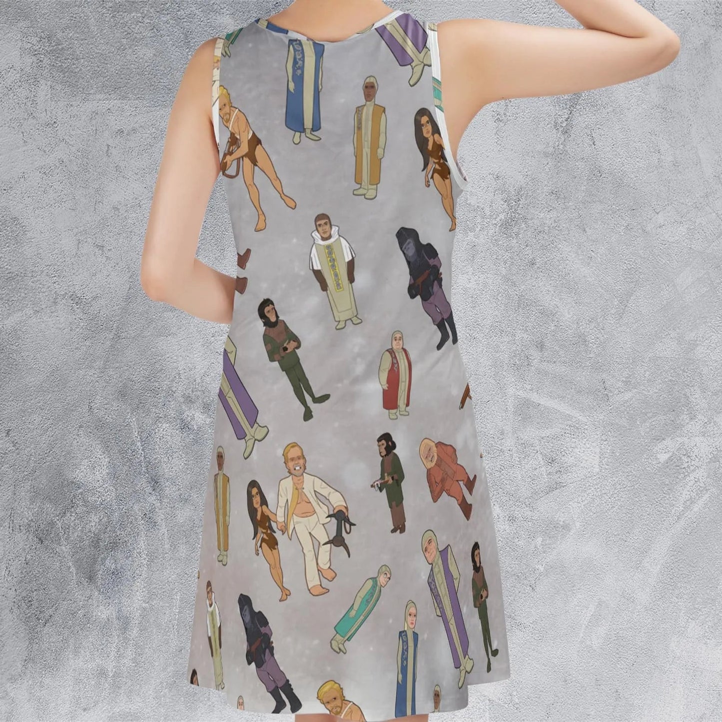 Casual Sleeveless Dress - MW31LSNT
