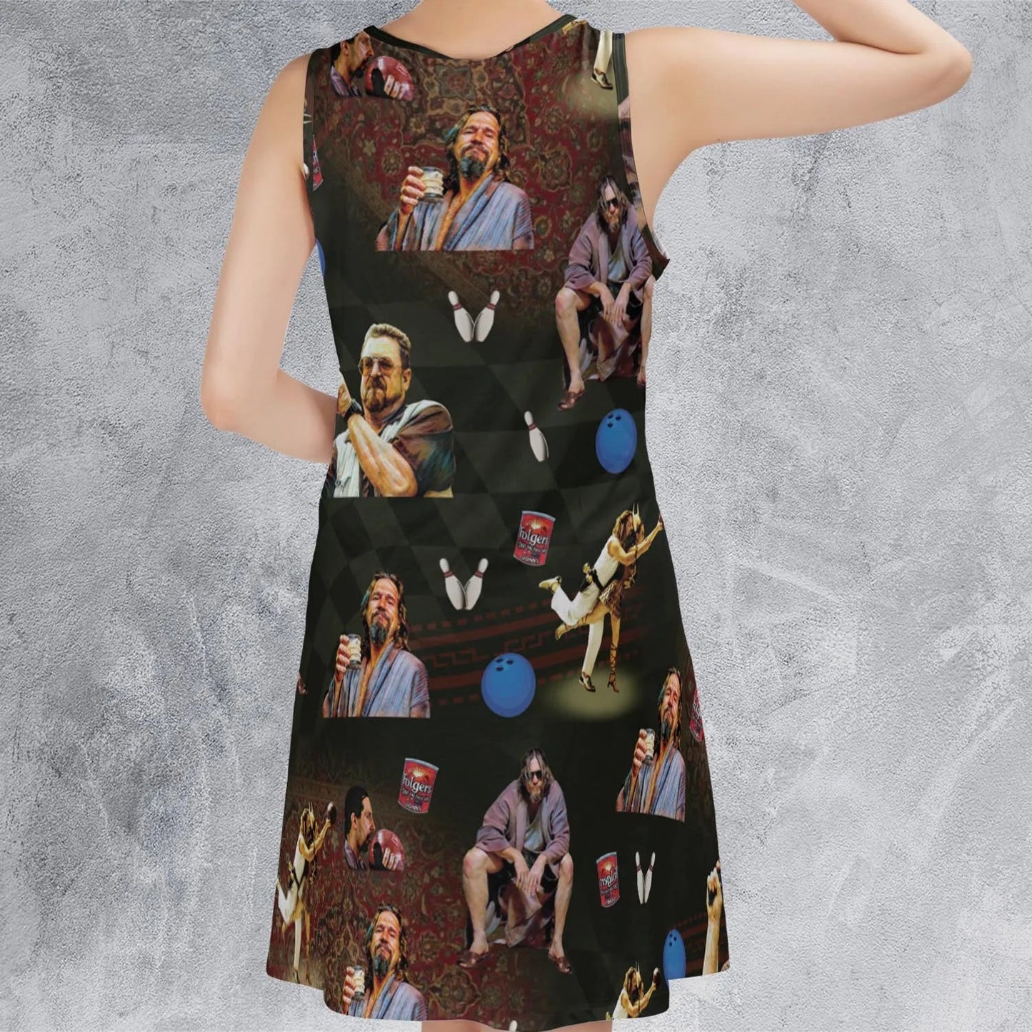 Casual Sleeveless Dress - KJQ29UN1