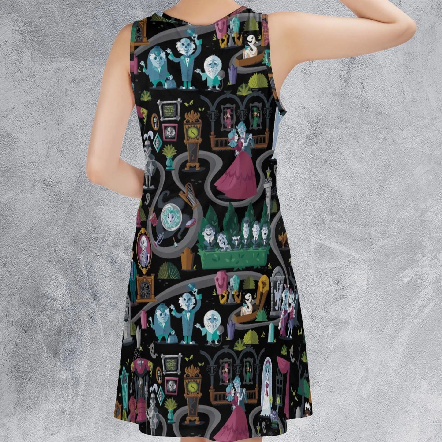 Casual Sleeveless Dress - DE1QV72G