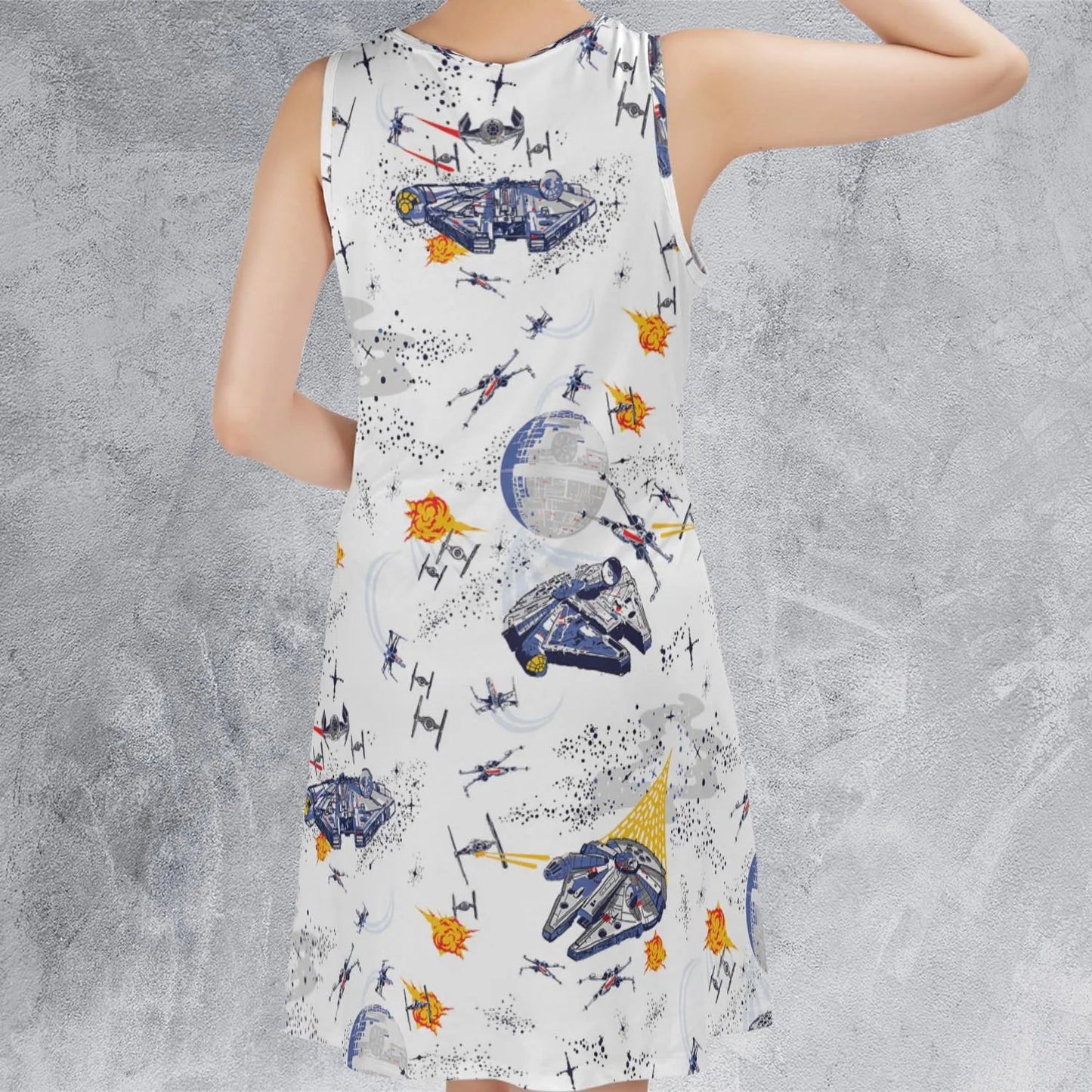 Casual Sleeveless Dress - Y2JUBFZ9