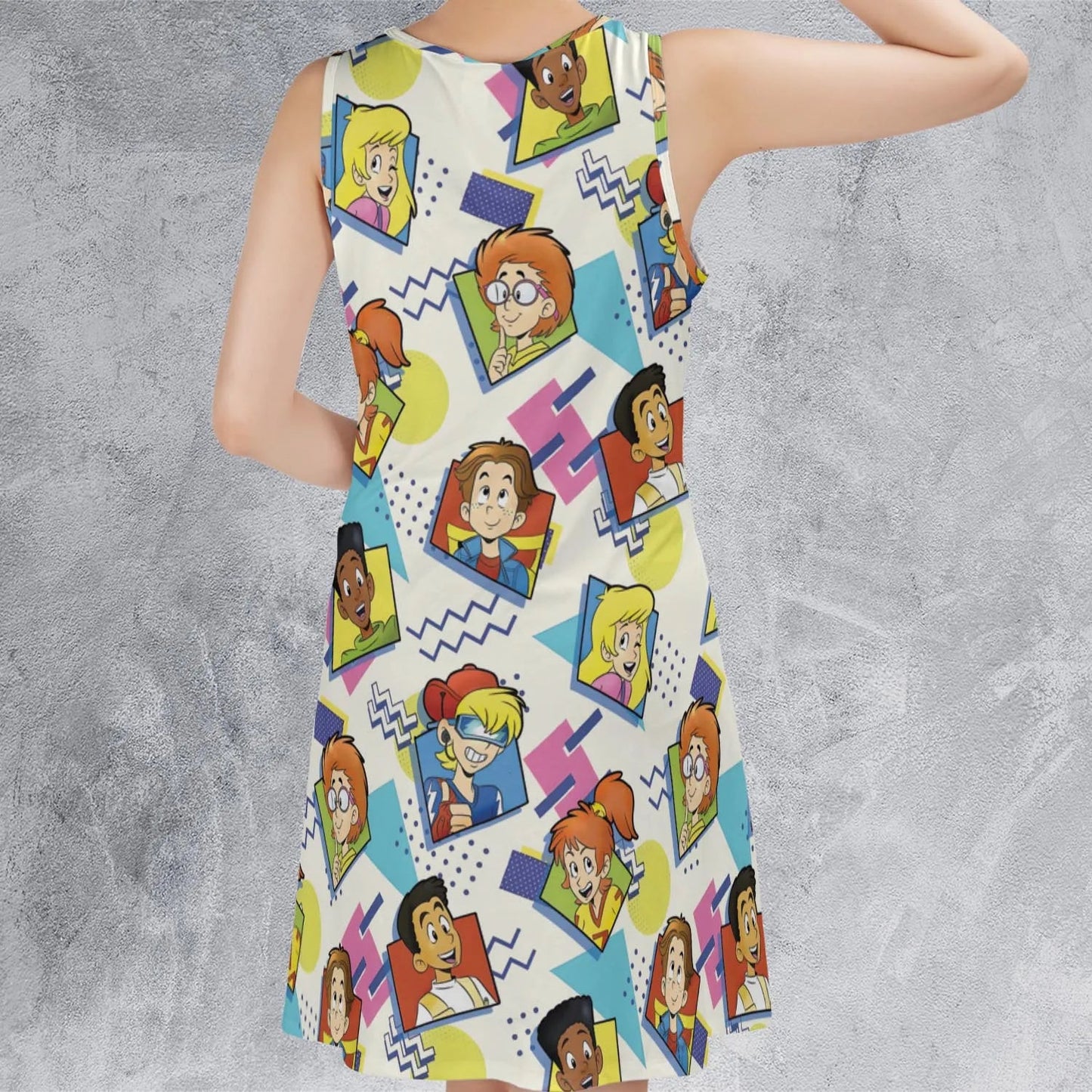 Casual Sleeveless Dress - 3WNGLC2E