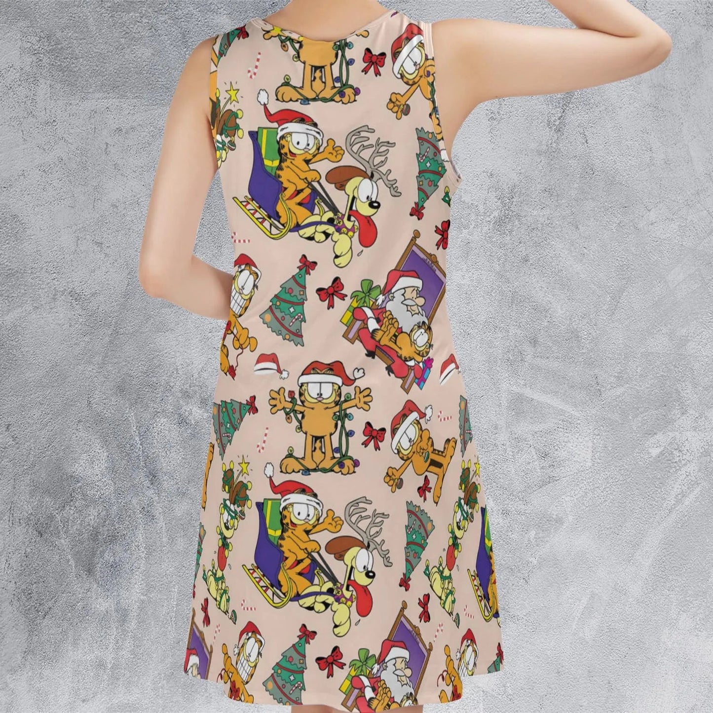 Casual Sleeveless Dress - 5ETB2V3S