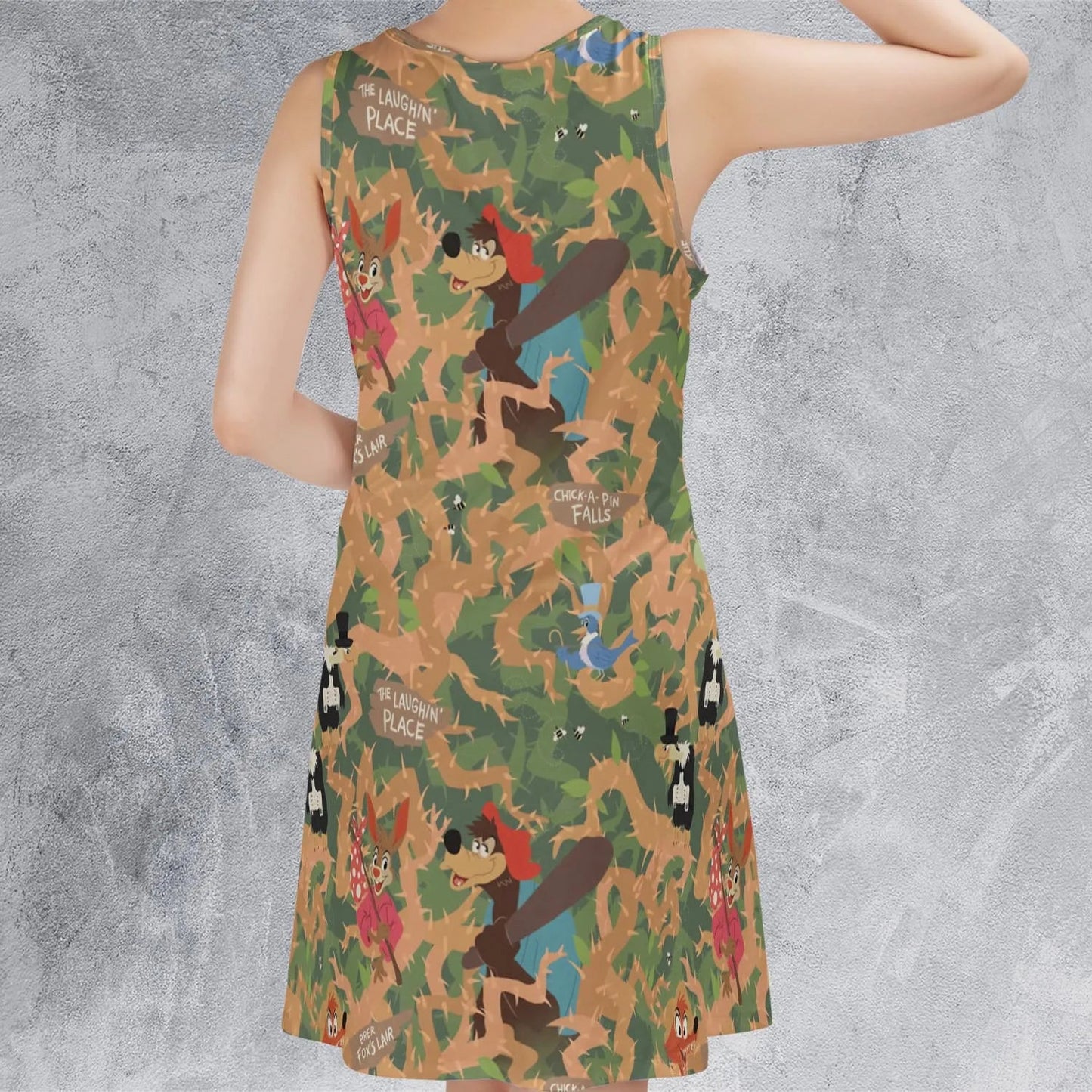 Casual Sleeveless Dress - EGGYLQSX