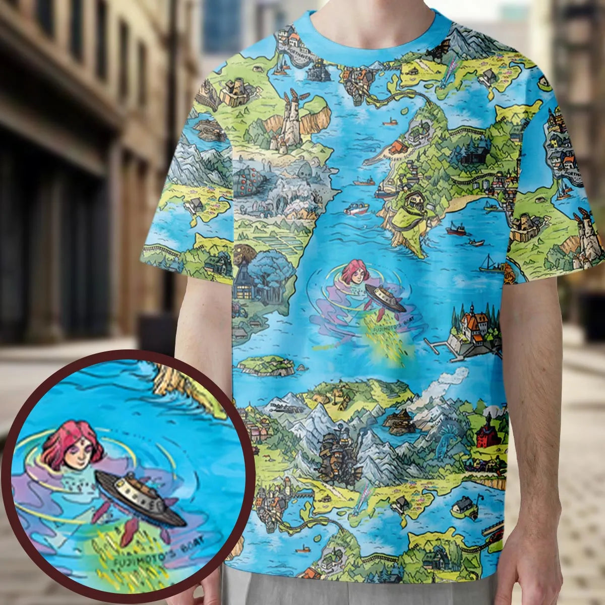 Full Print T-Shirt - FM5T3YU4