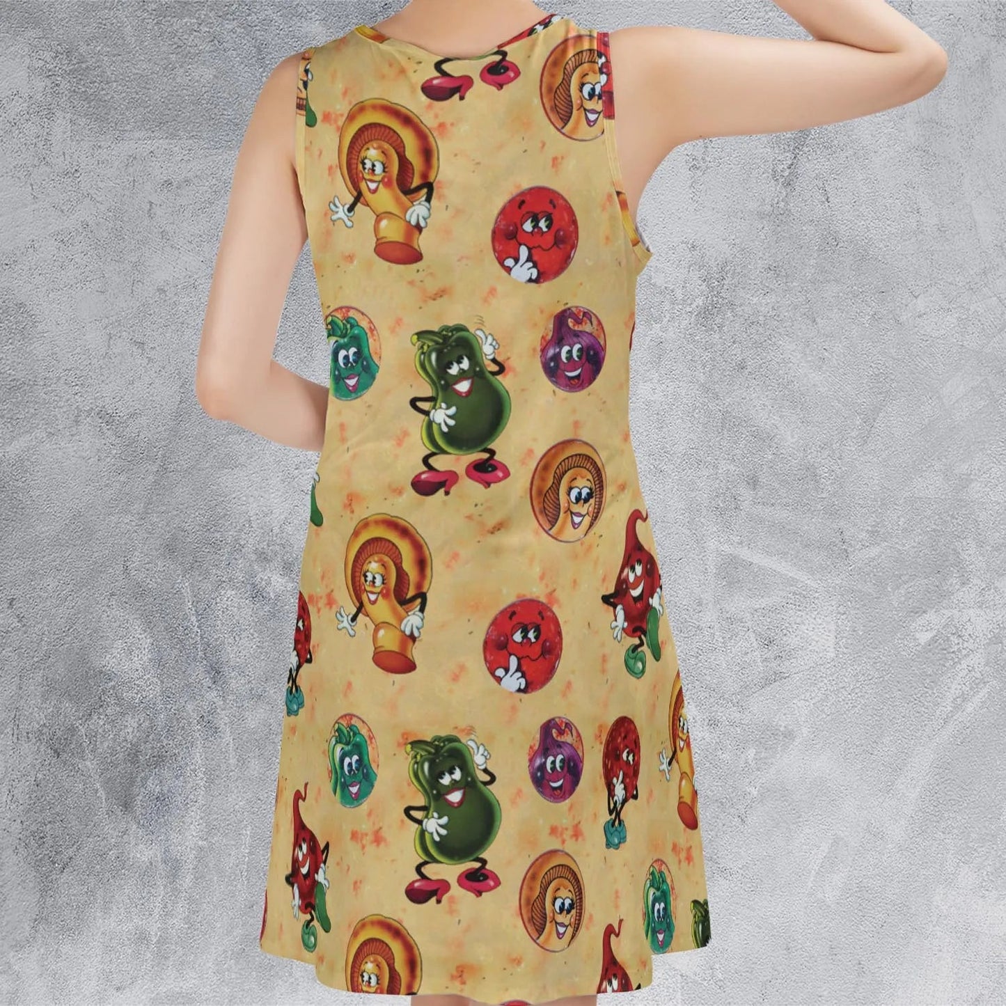Casual Sleeveless Dress - C91F2ZQW