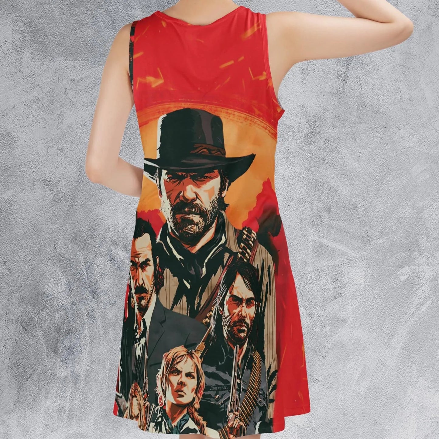 Casual Sleeveless Dress - TVKZQPC6