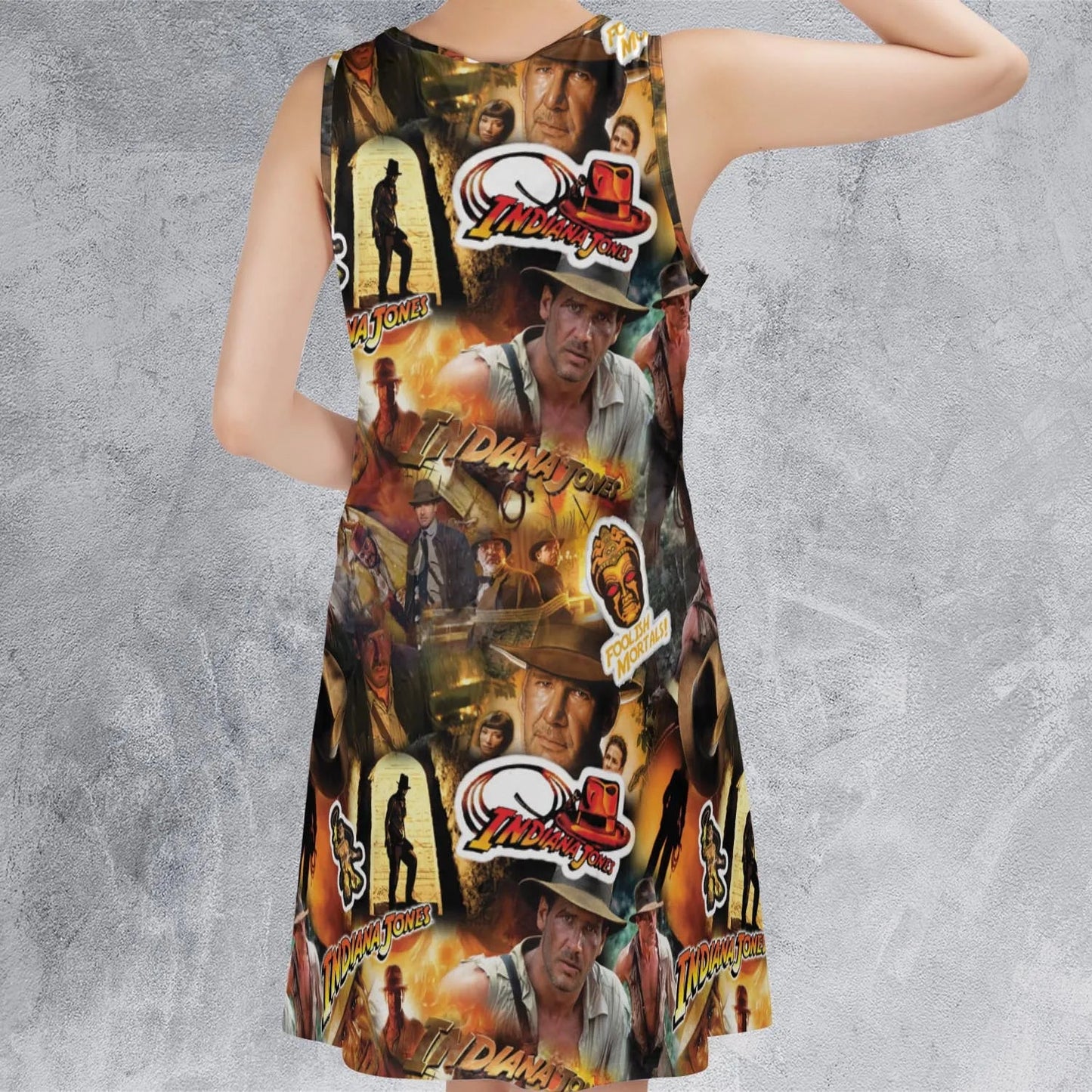 Casual Sleeveless Dress - QHZH1YSF