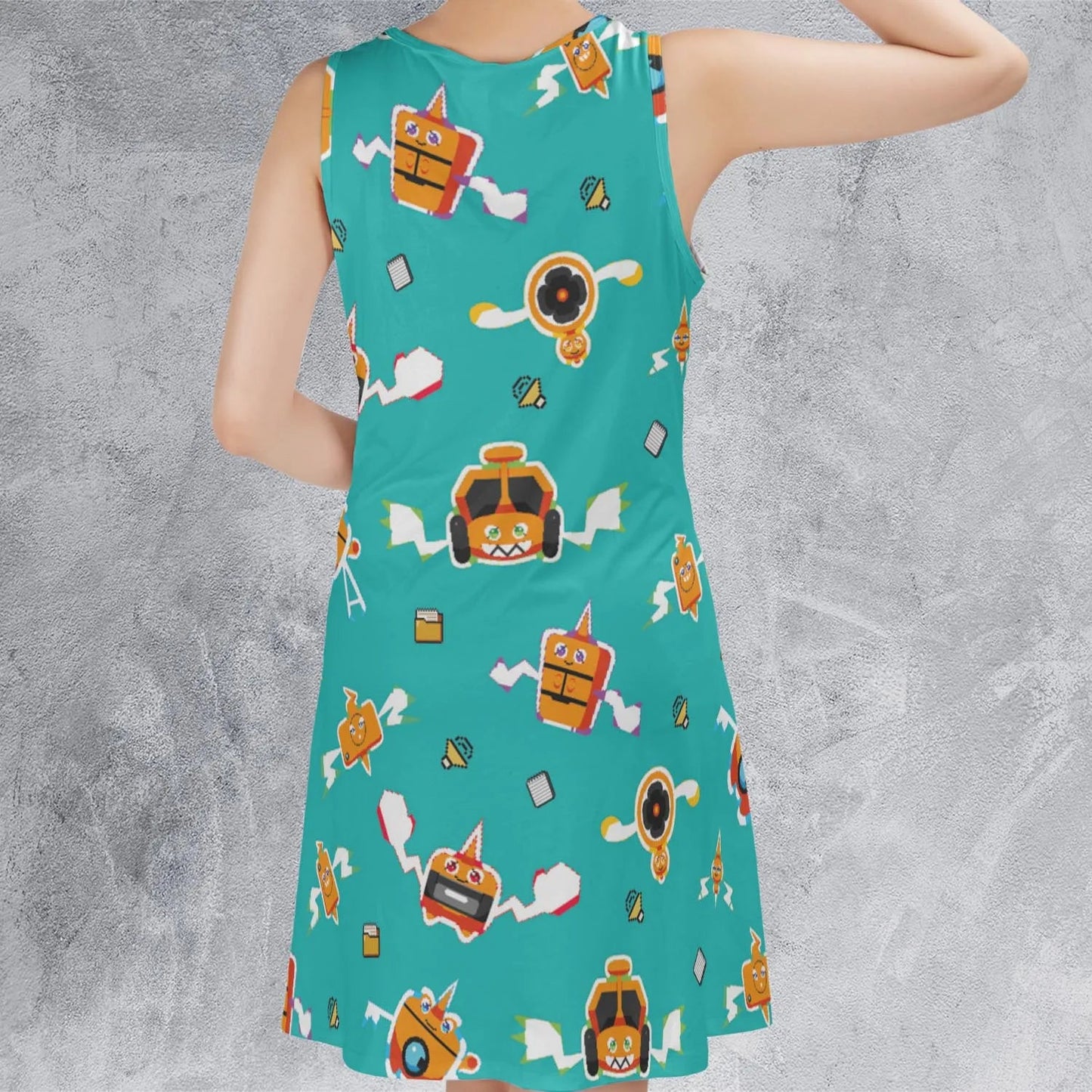 Casual Sleeveless Dress - TTTTDSVH