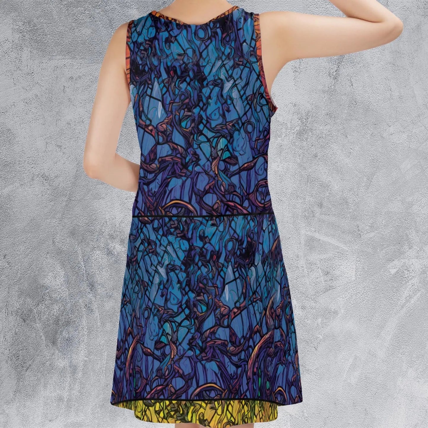 Casual Sleeveless Dress - M2XF2TSD
