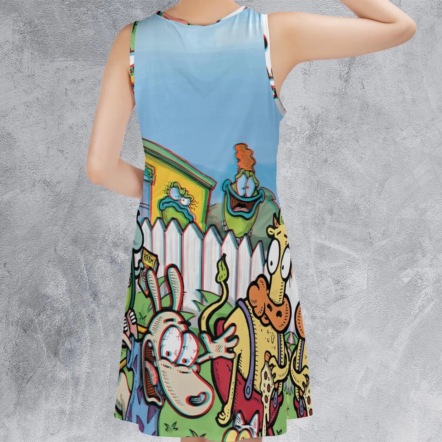 Casual Sleeveless Dress - GWB5F5XC