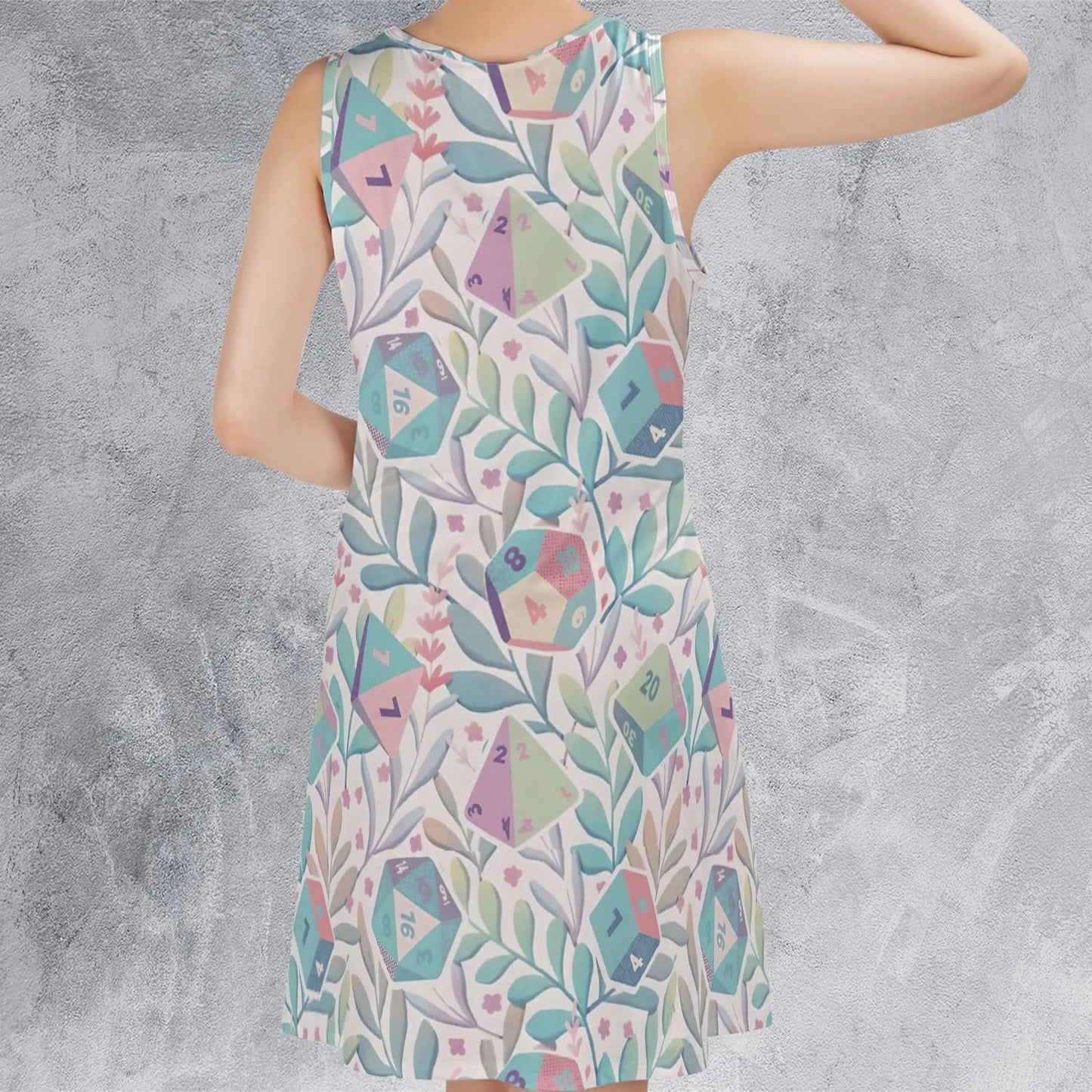 Casual Sleeveless Dress - 3H6W9NS1