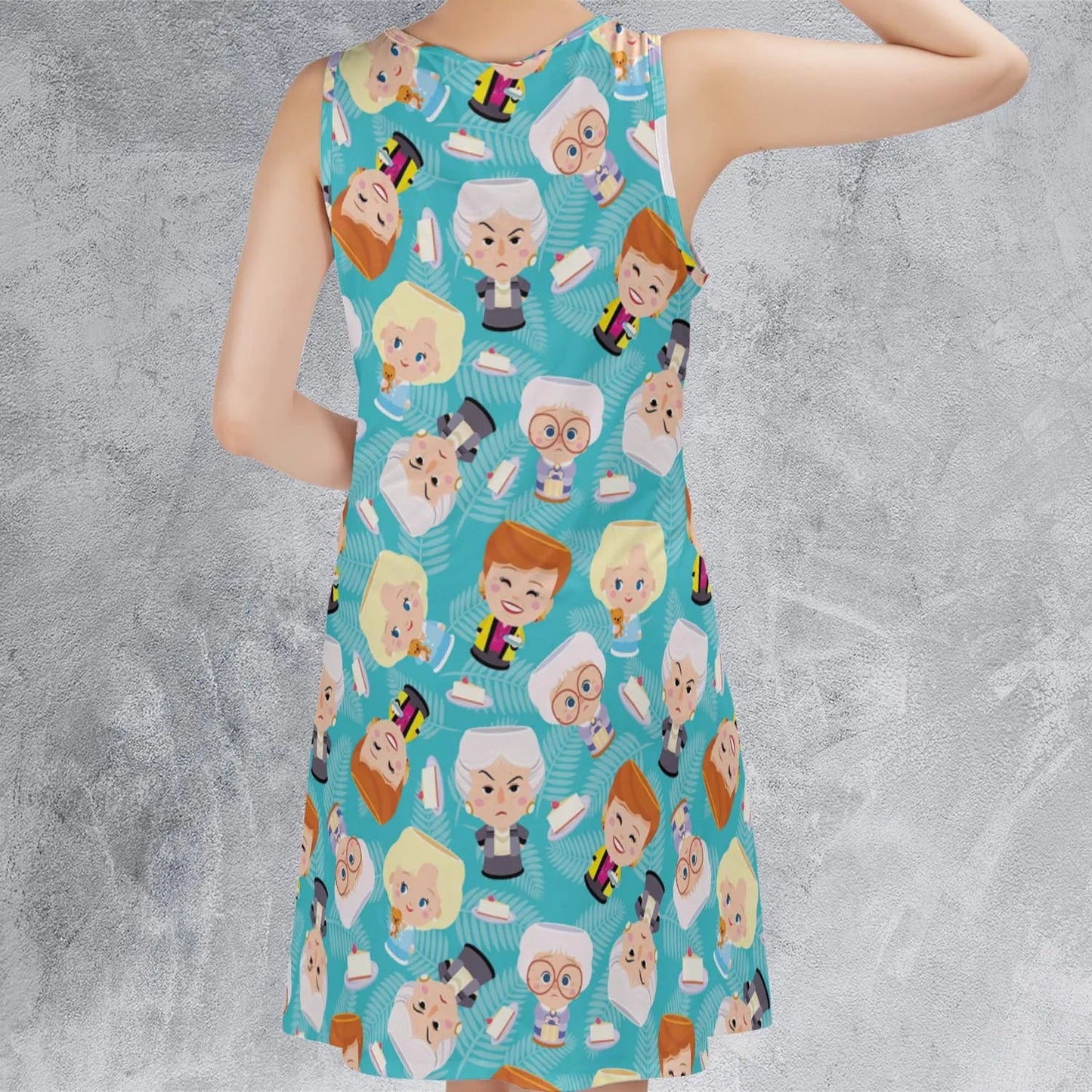 Casual Sleeveless Dress - WVYS1974