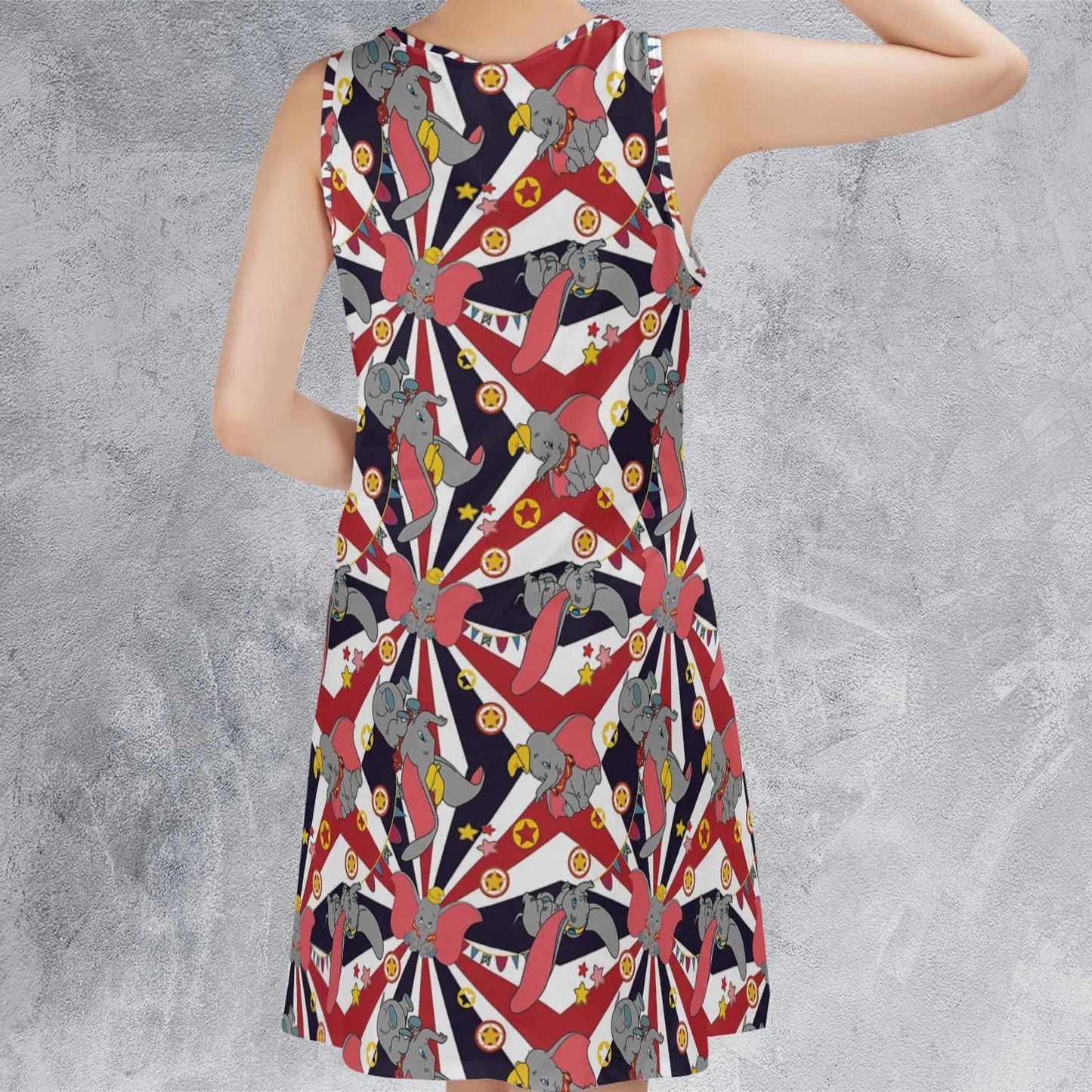 Casual Sleeveless Dress - E8X3TY7C