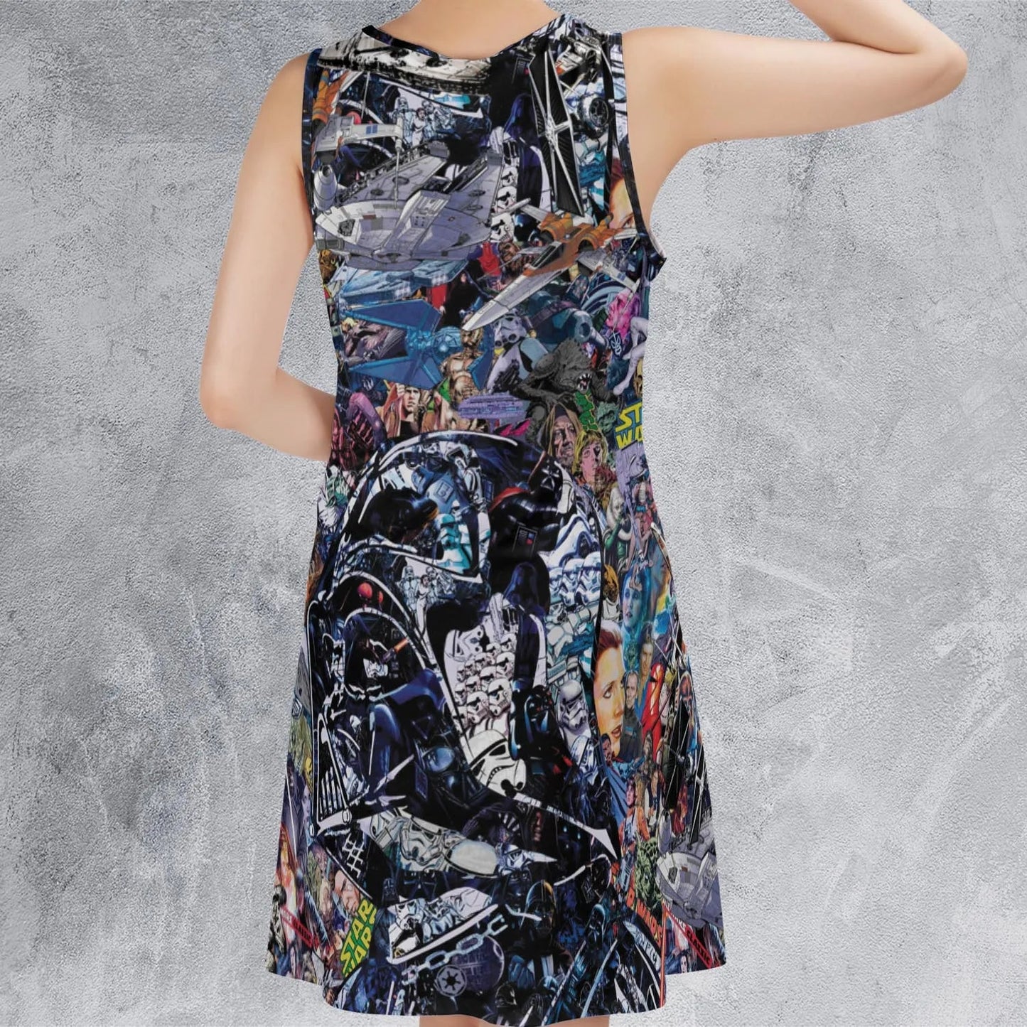 Casual Sleeveless Dress - U467KQF1