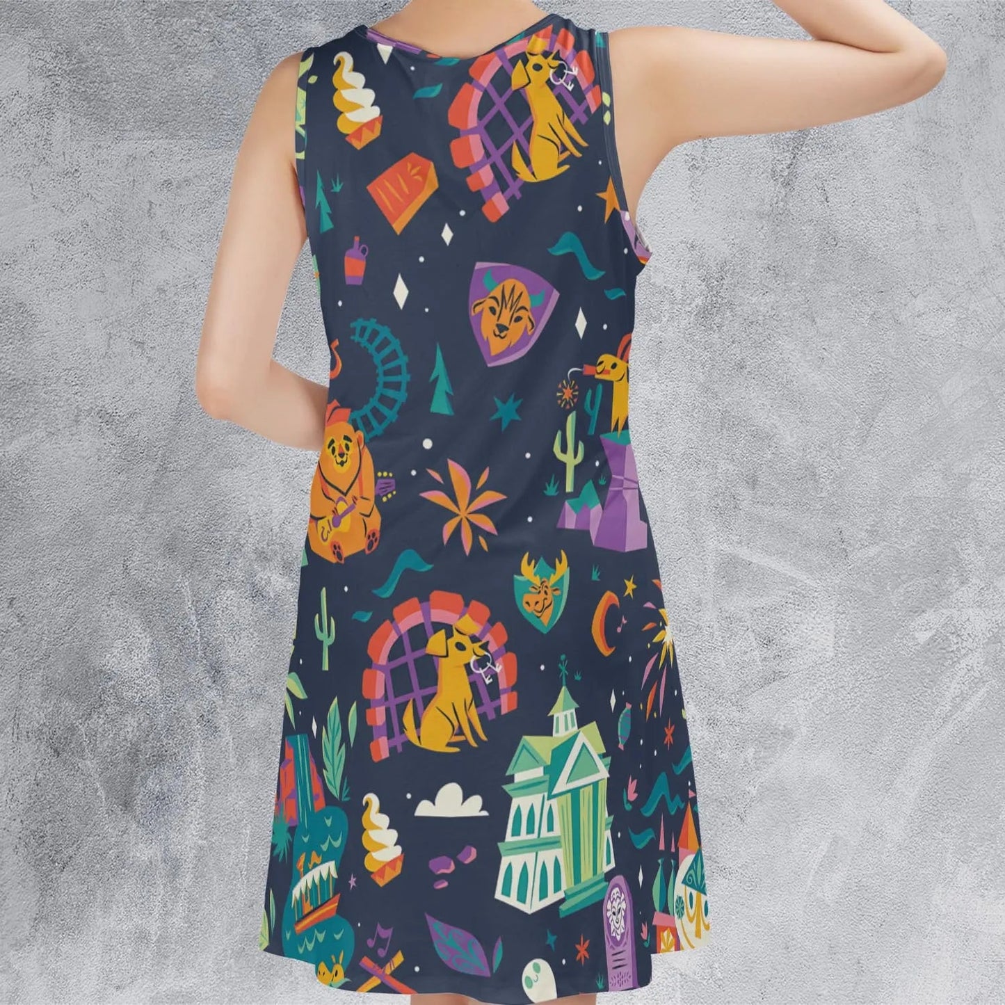 Casual Sleeveless Dress - X73SKVXA