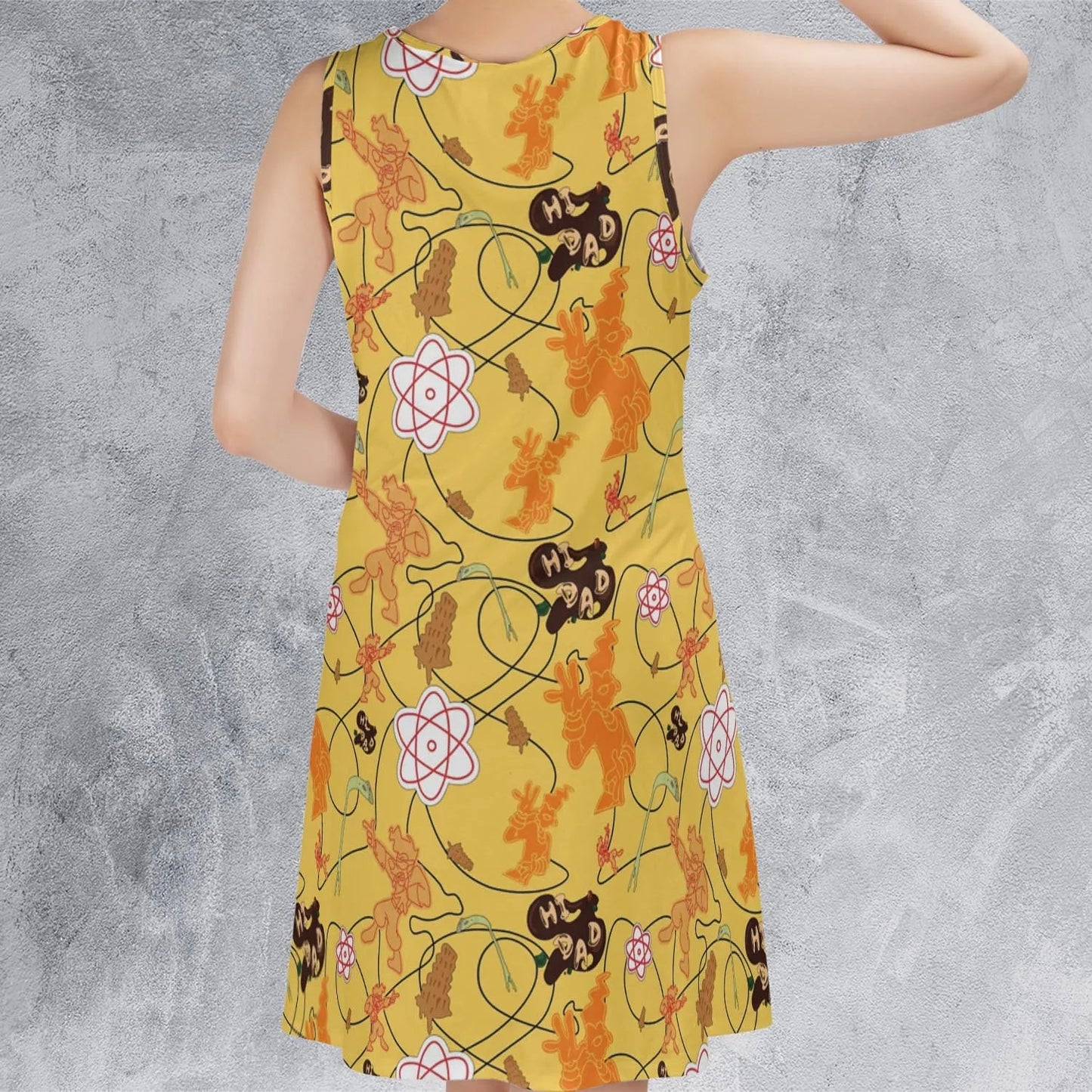 Casual Sleeveless Dress - KP7Q8BGC