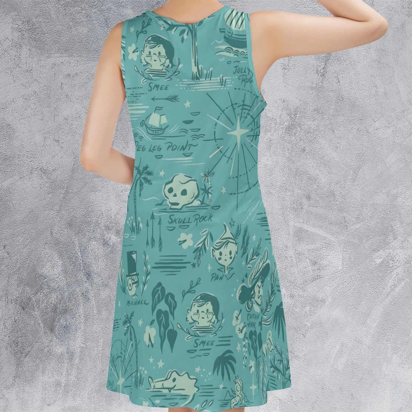 Casual Sleeveless Dress - HR4SQB1R