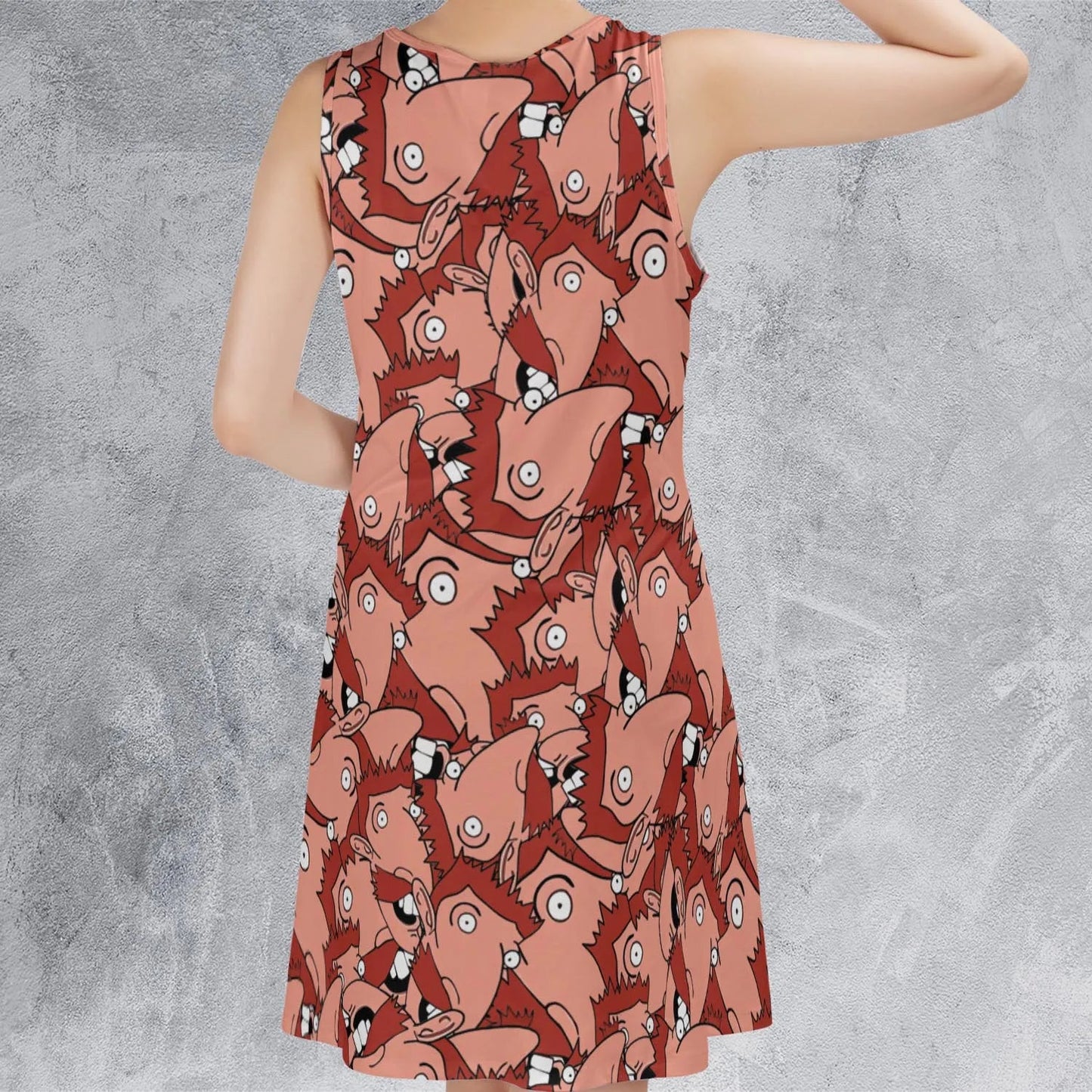 Casual Sleeveless Dress - F61QFSGB