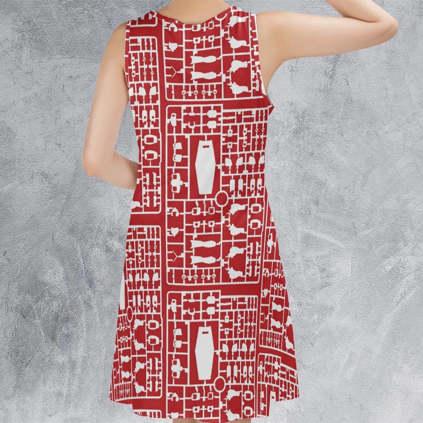 Casual Sleeveless Dress - NDESRE37