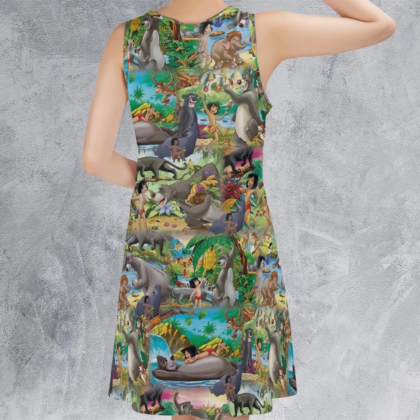 Casual Sleeveless Dress - UDX8H7NF