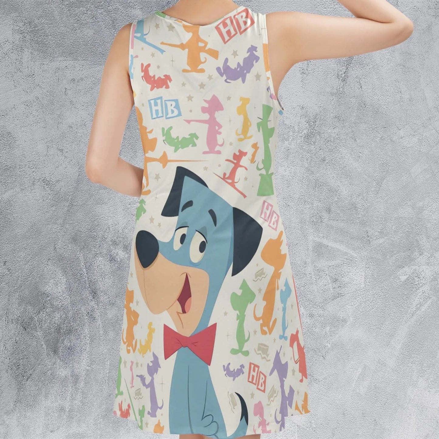 Casual Sleeveless Dress - CGBL5NUG