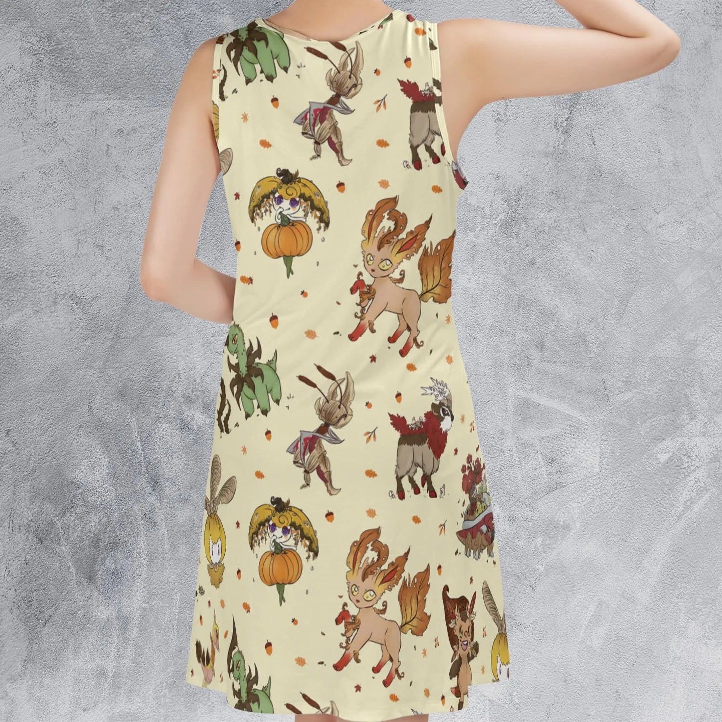 Casual Sleeveless Dress - ZQRTUZ4Q