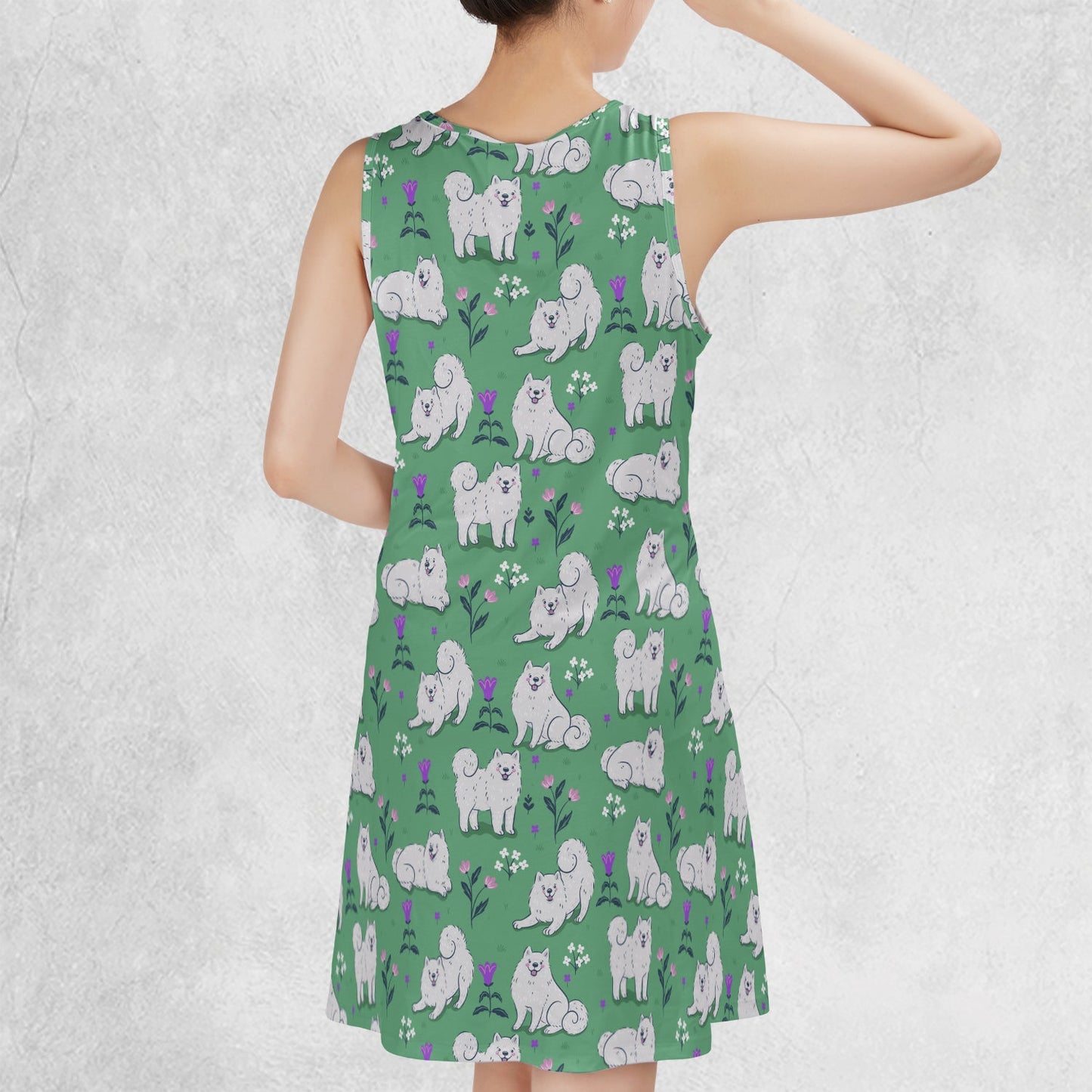 Casual Sleeveless Dress - KL3N56YM