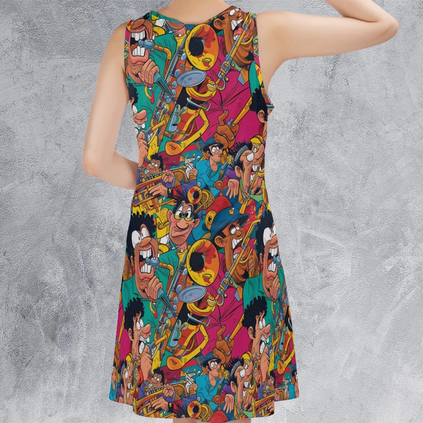 Casual Sleeveless Dress - ALDTFHRM