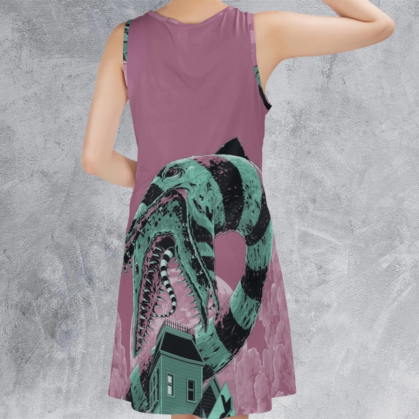 Casual Sleeveless Dress - WC39G4LA
