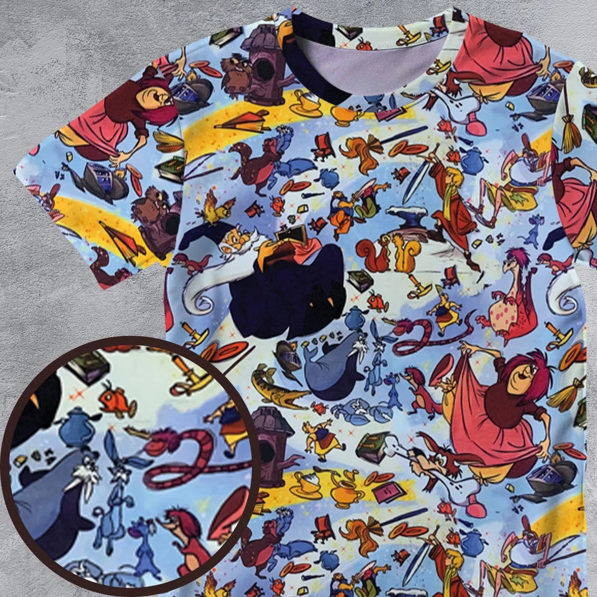 Full Print T-shirt - EEZWUJEY