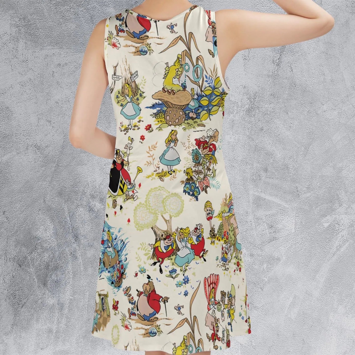 Casual Sleeveless Dress - 5RC6M8ZX