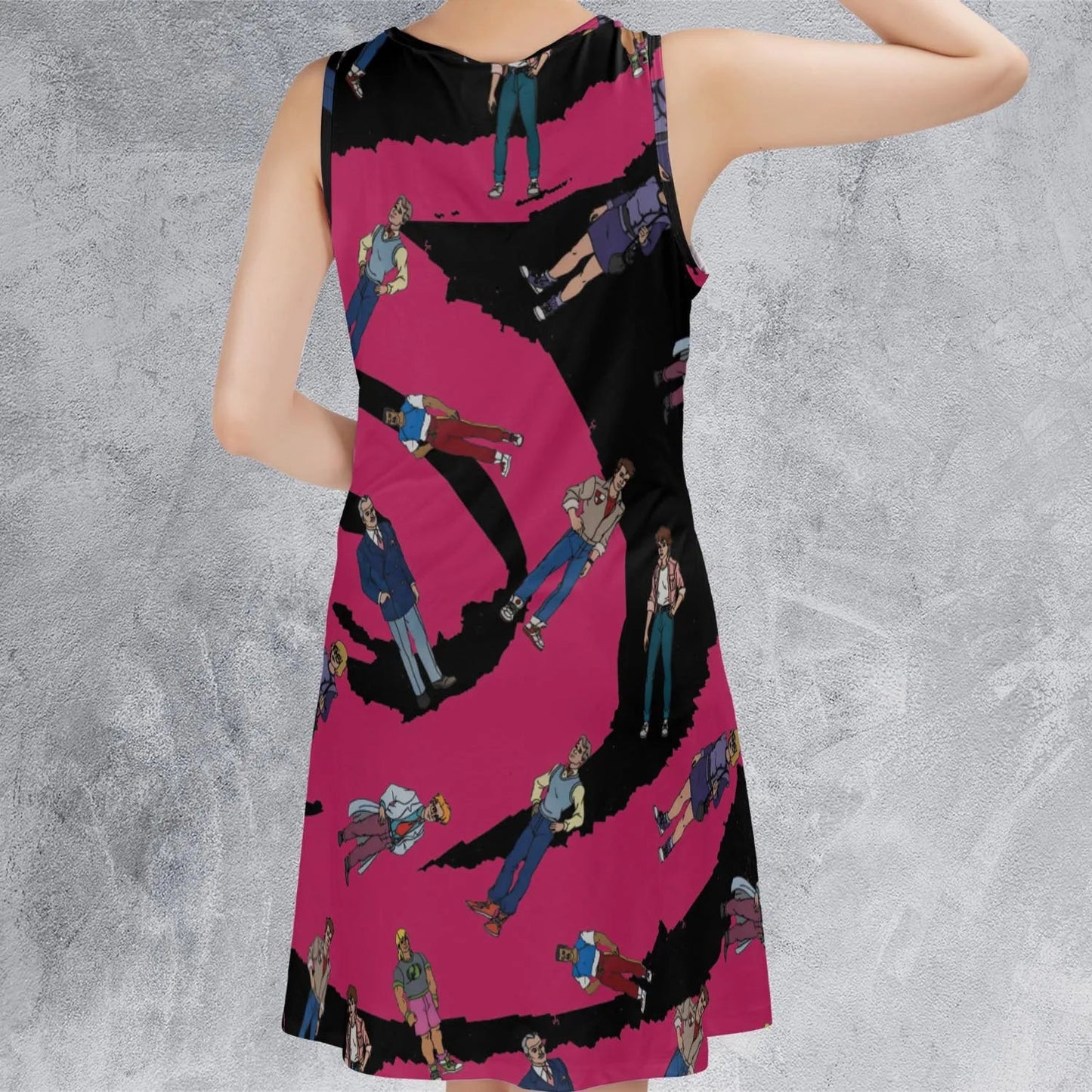 Casual Sleeveless Dress - HB4XZGFR